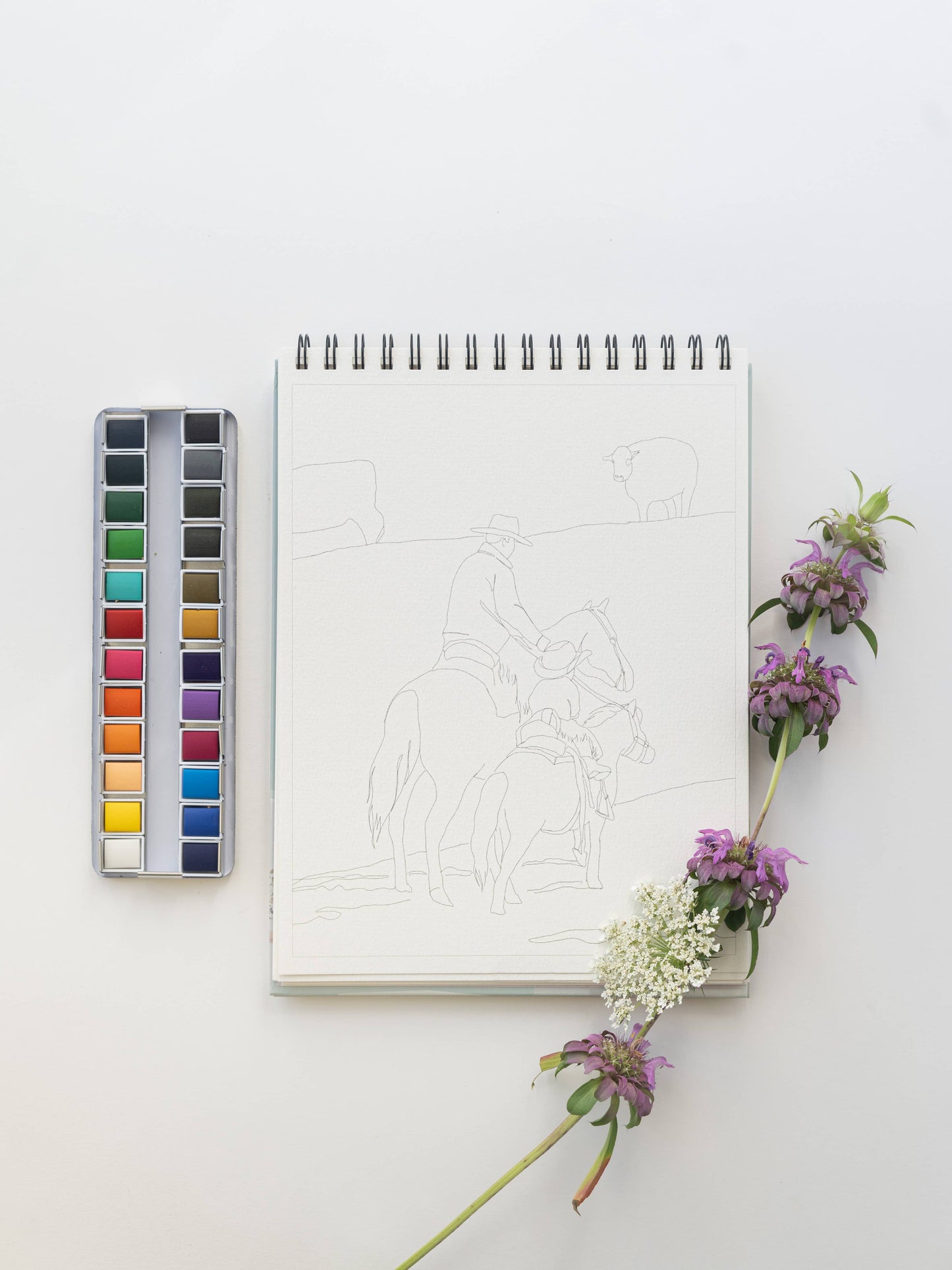 bailey rae studio | Country Life Watercoloring Book