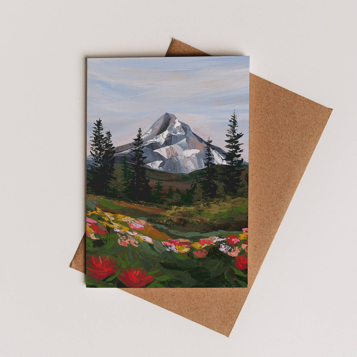 Mount Hood II - Greeting Card | Lindsay Gilmore