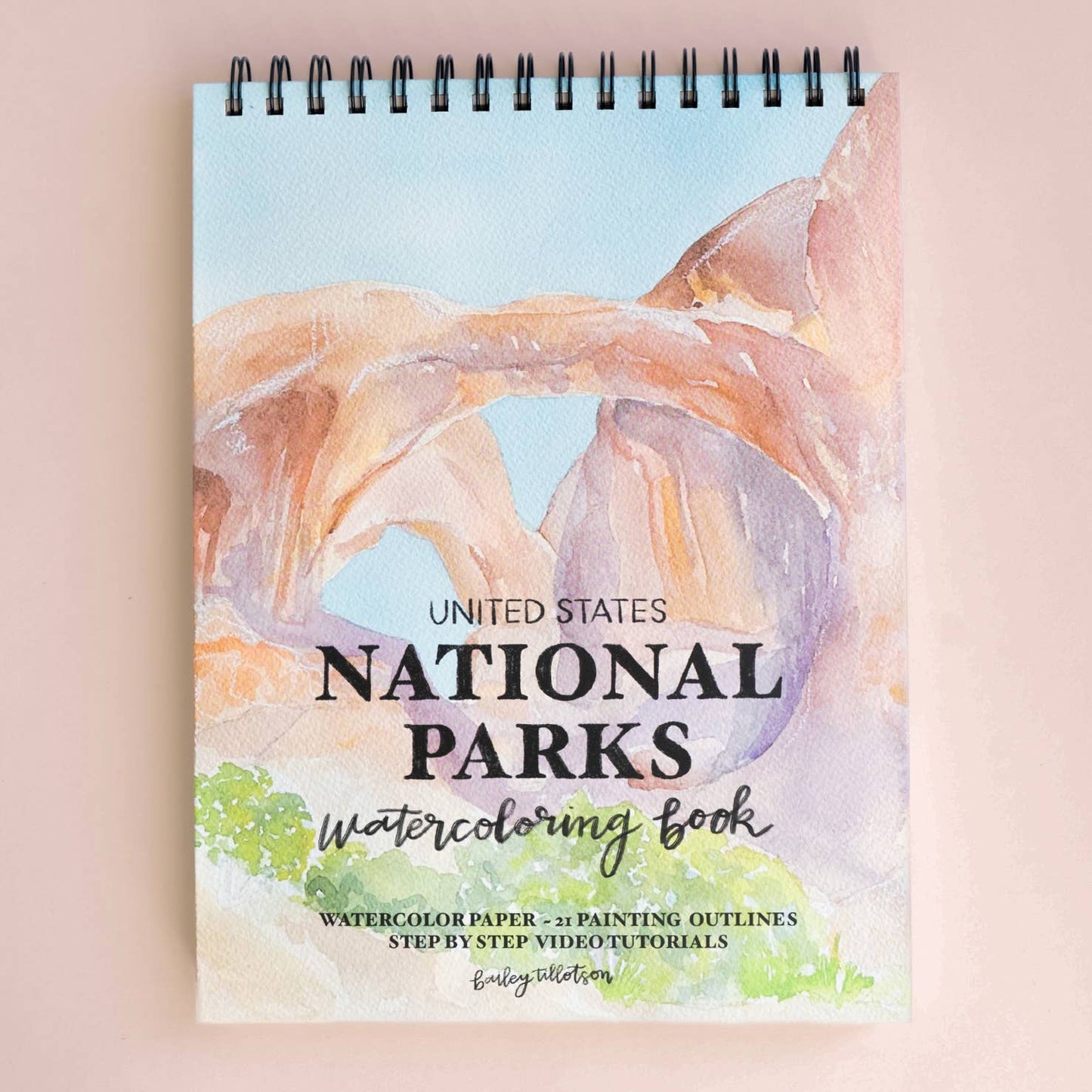 bailey rae studio | National Parks Watercoloring Book