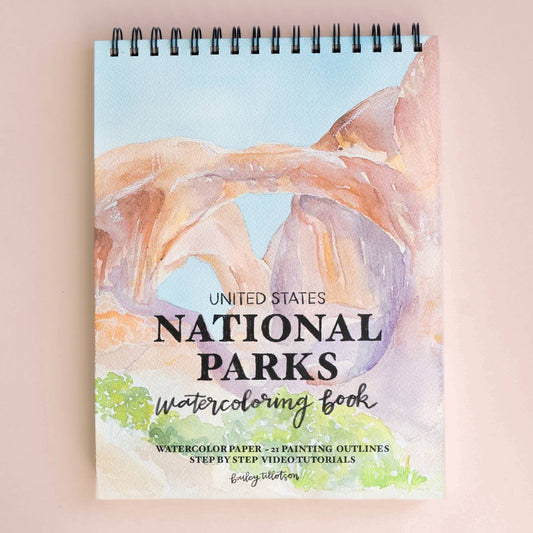 bailey rae studio | National Parks Watercoloring Book