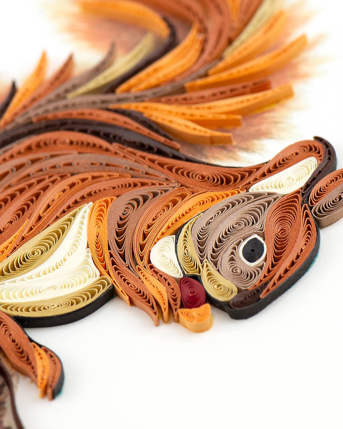 Squirrel Quilling Card