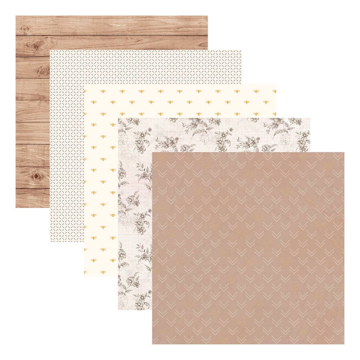 Rosie's Studio Clementine 12" x 12" Designer Paper Pack