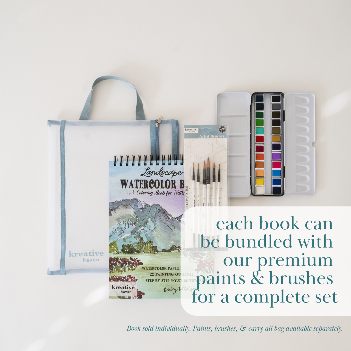 bailey rae studio | Landscape Watercoloring Book