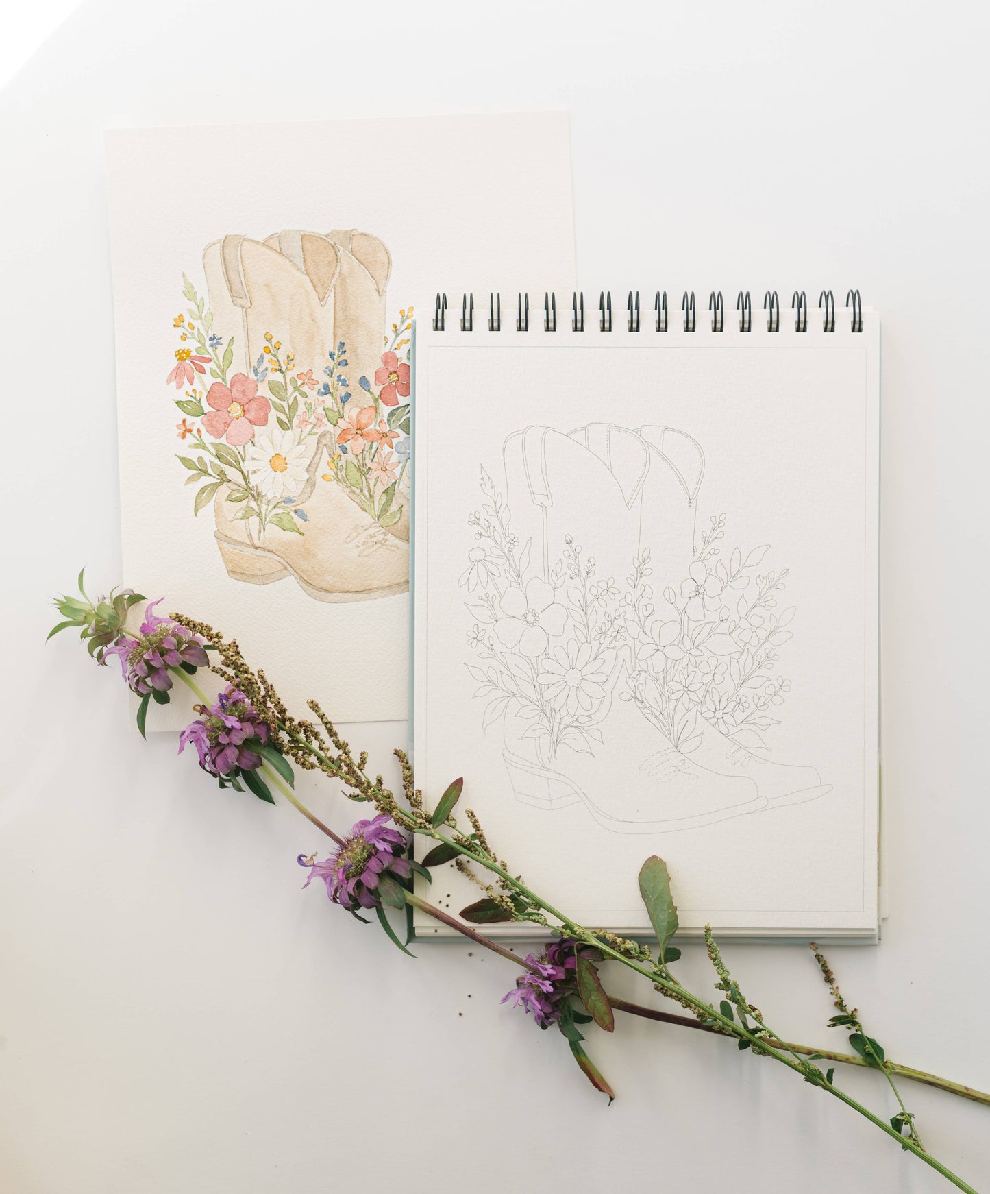 bailey rae studio | Country Life Watercoloring Book