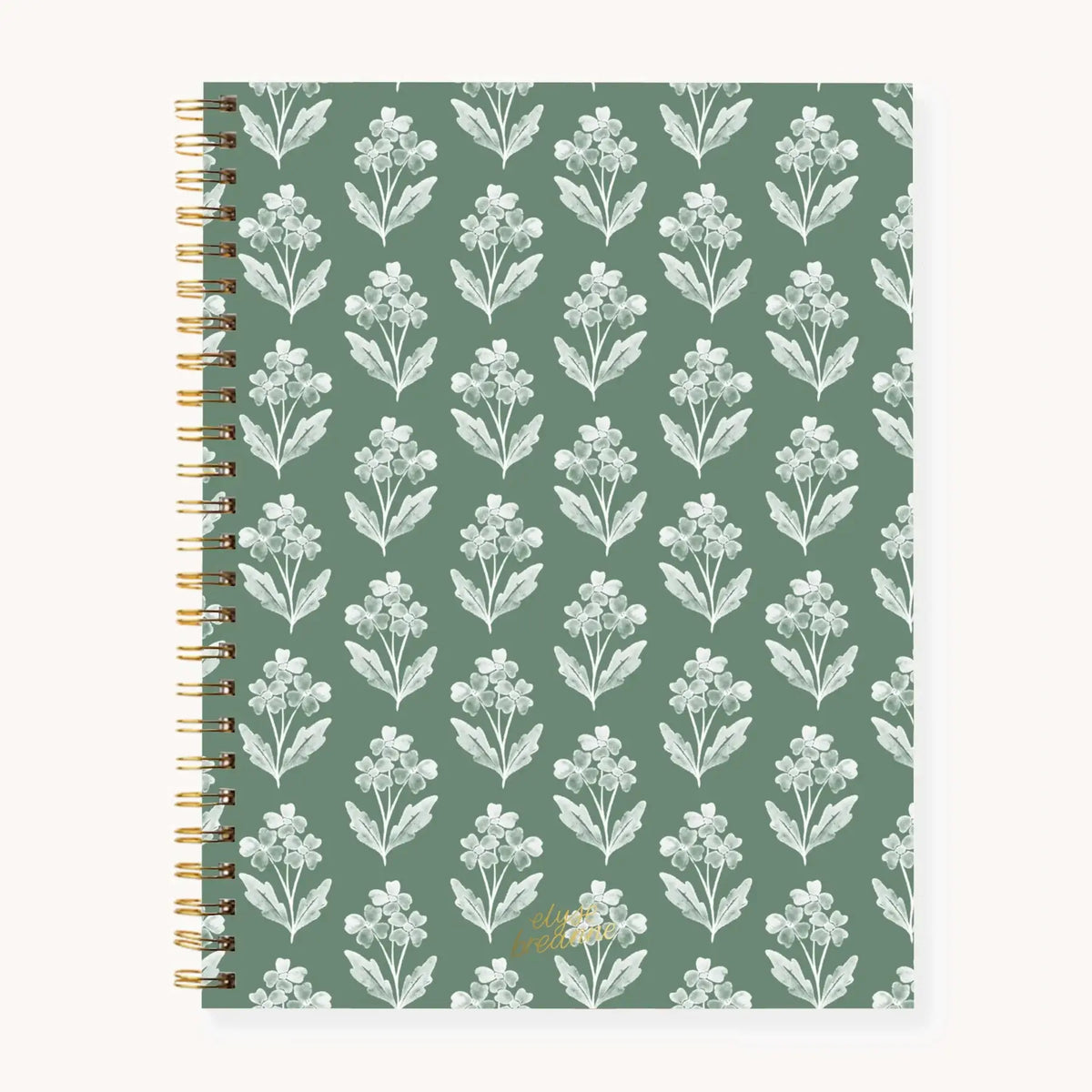 Floral Softcover Spiral Notebook