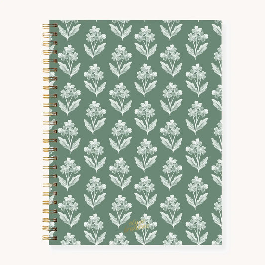 Floral Softcover Spiral Notebook