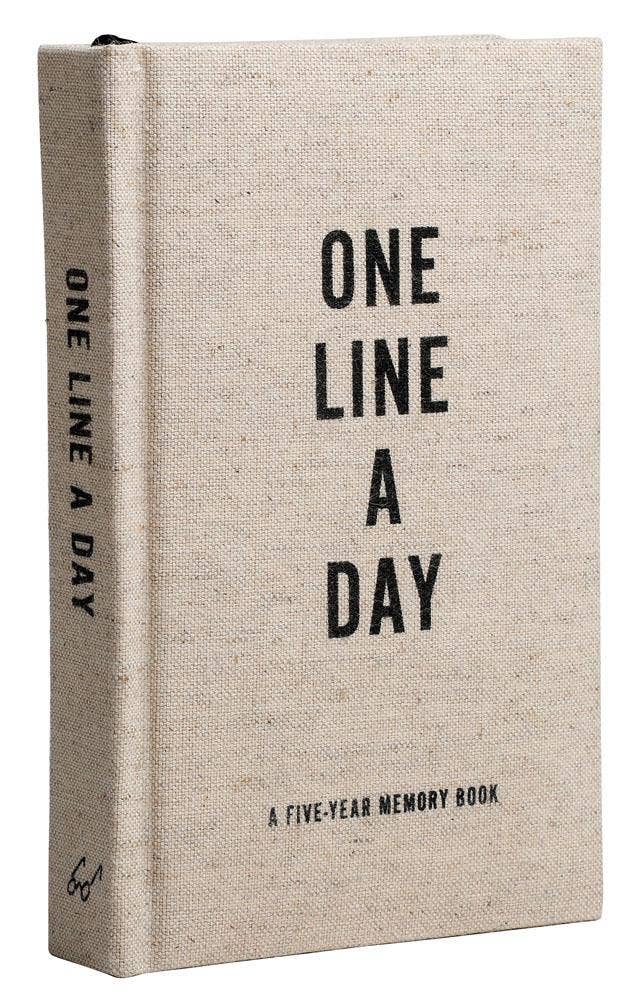 Canvas One Line A Day Journal | A Five-Year Memory Book