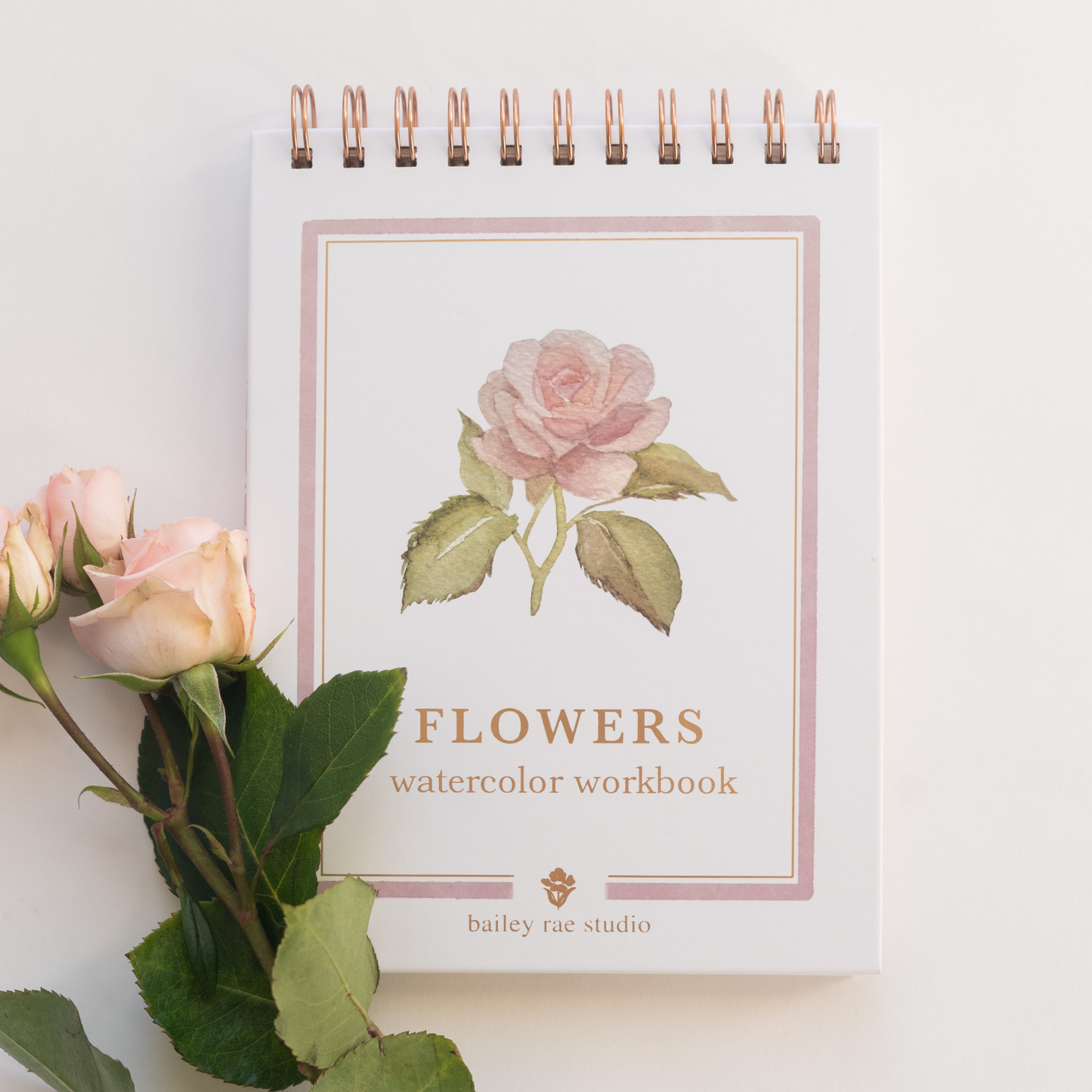 bailey rae studio | Flowers Watercolor Workbook