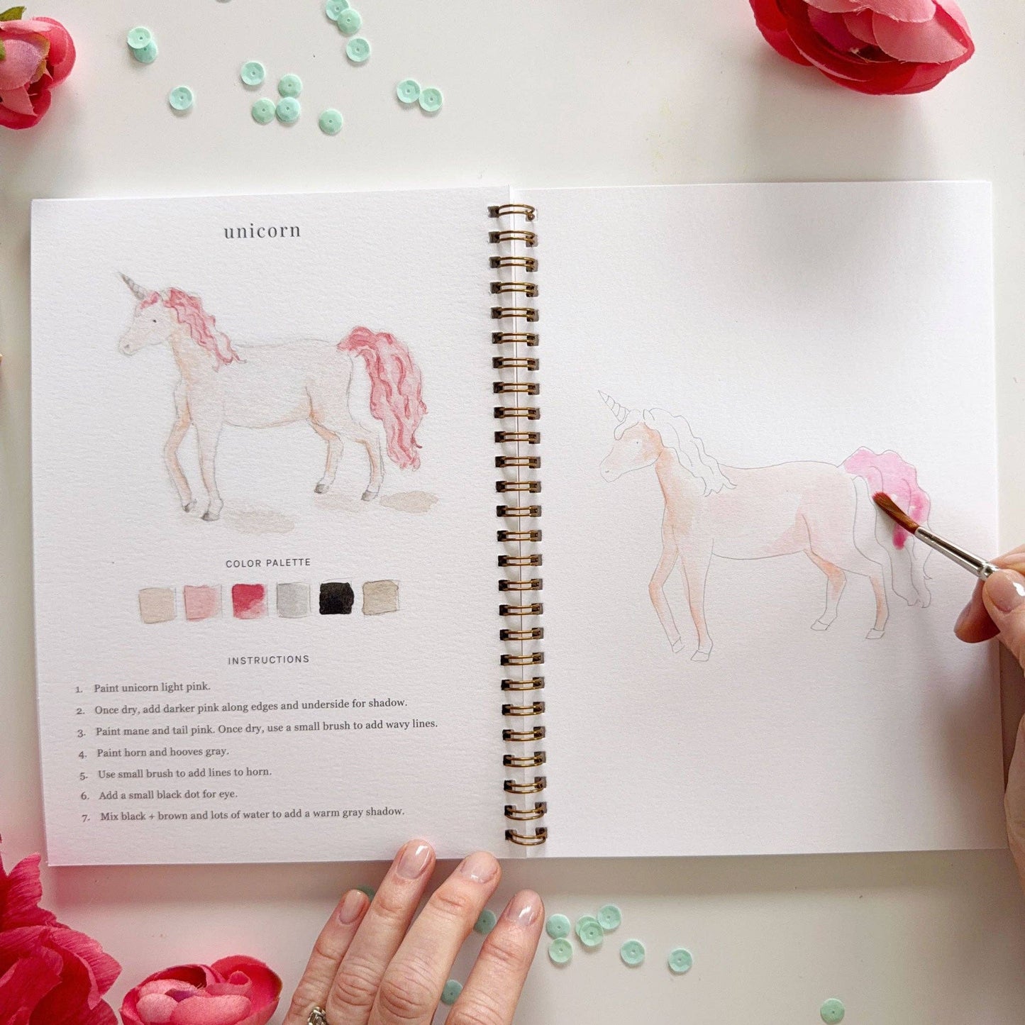 Emily Lex Studio | Fairytale watercolor workbook