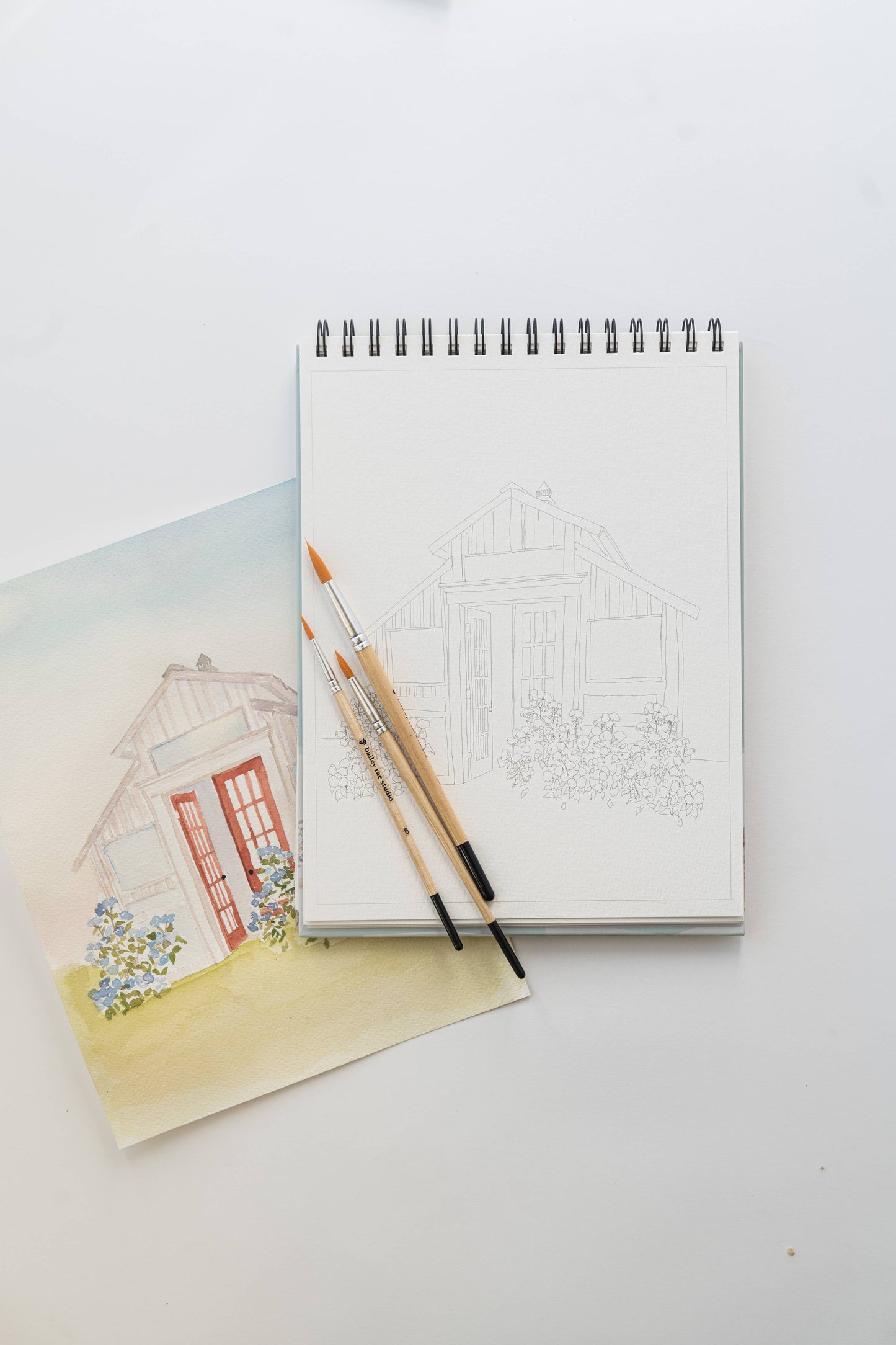 bailey rae studio | Country Life Watercoloring Book