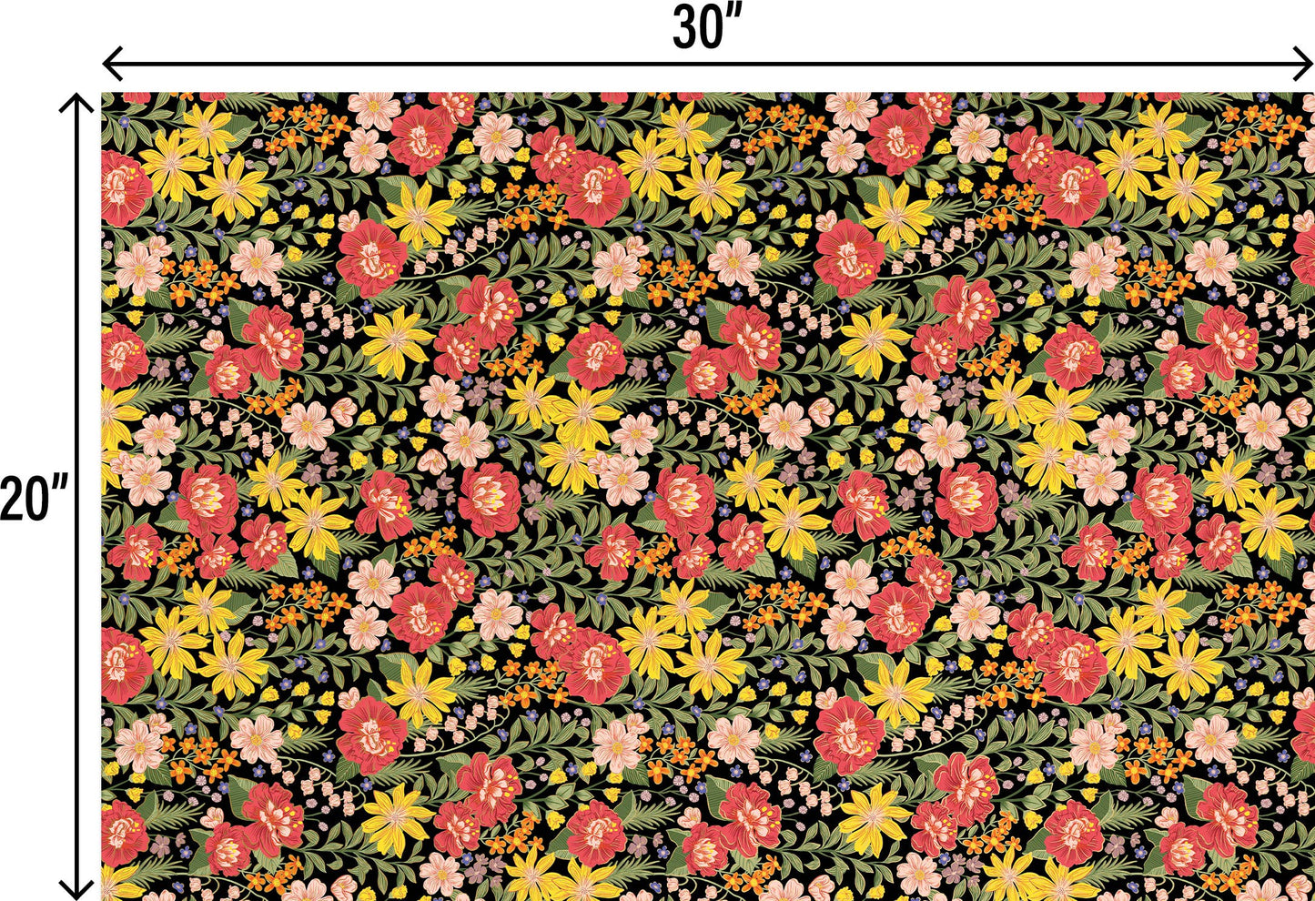 Fresh Floral Designer Tissue