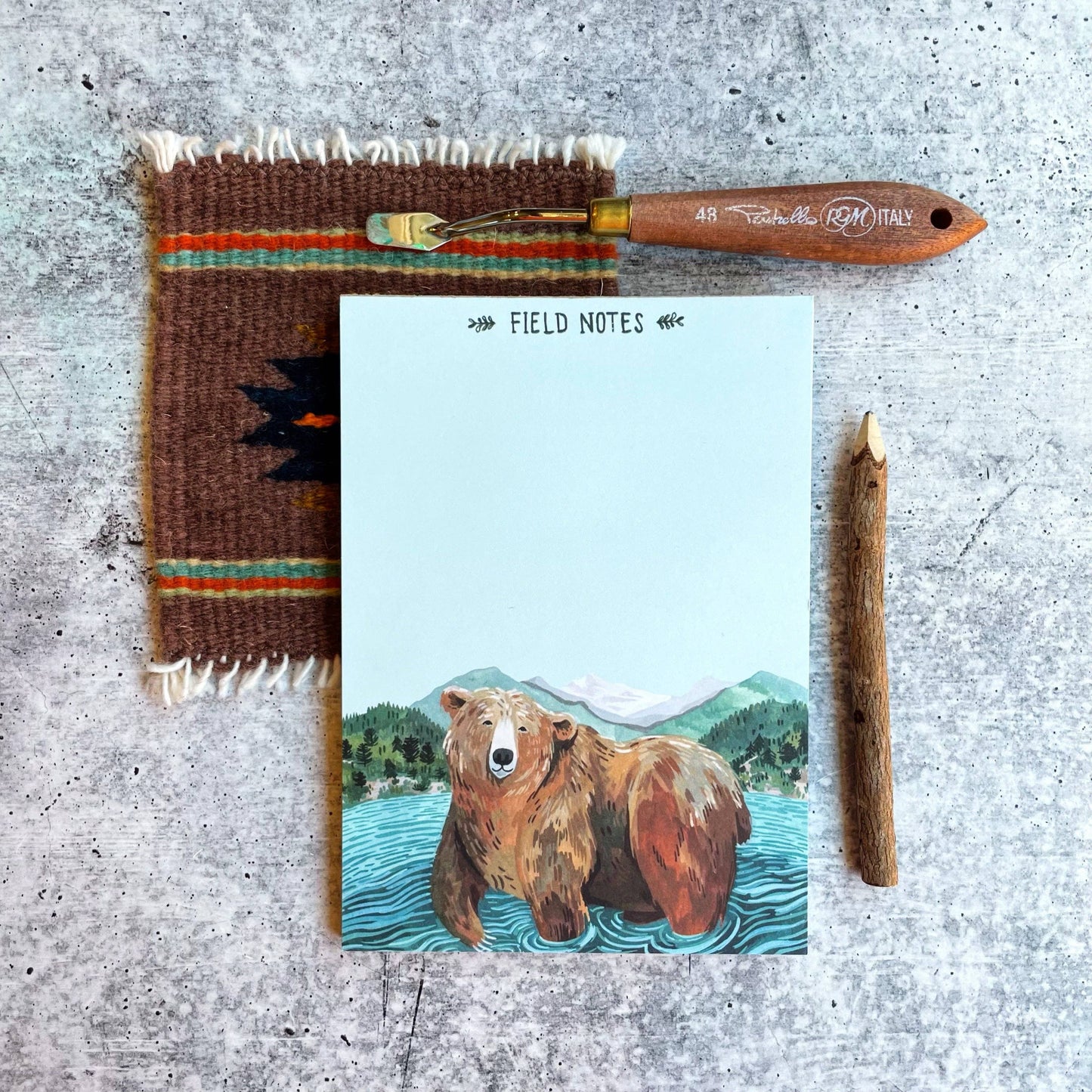 Canyon & Cove | Glacier Grizzly Notepad