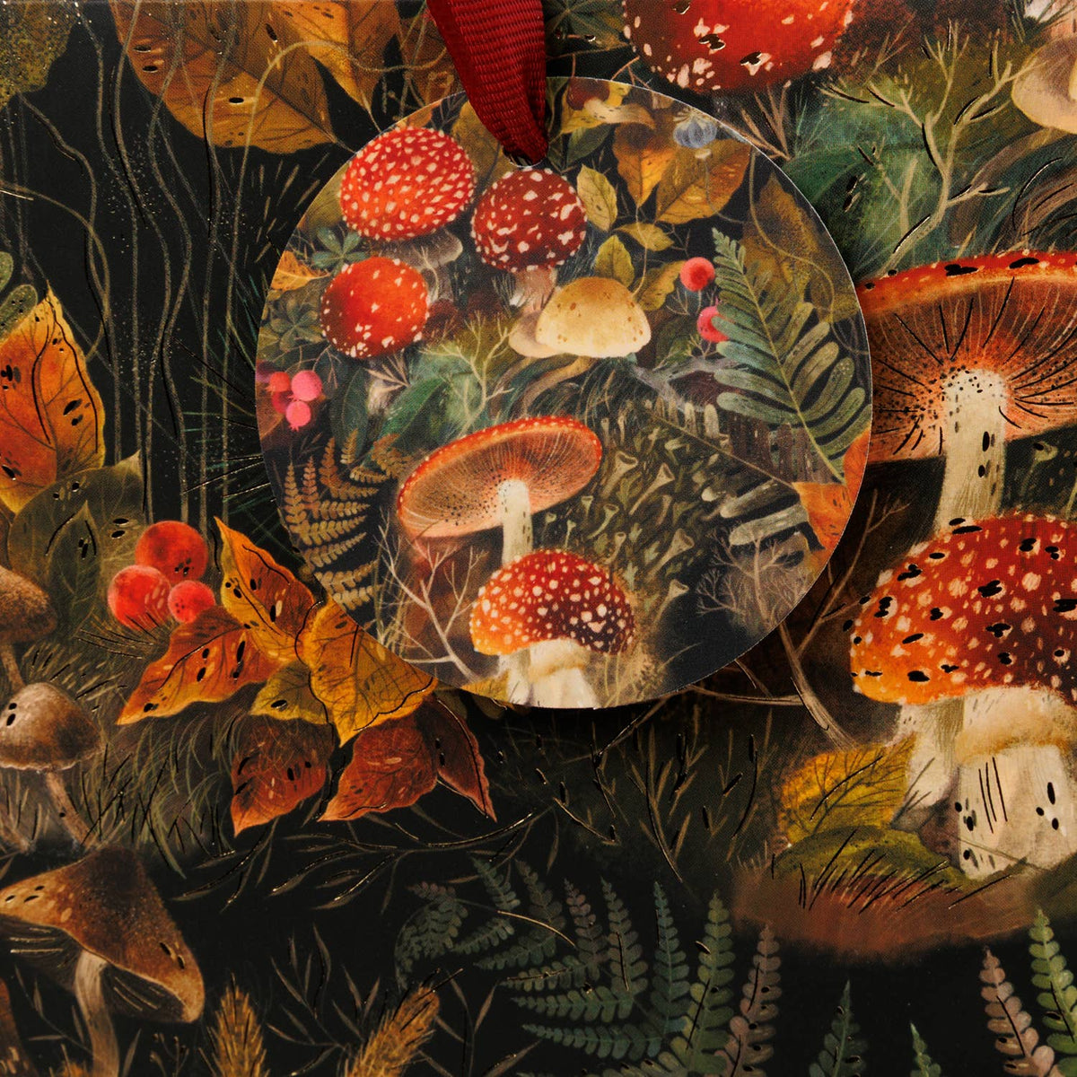 Medium Gift Bag - Forest Mushrooms