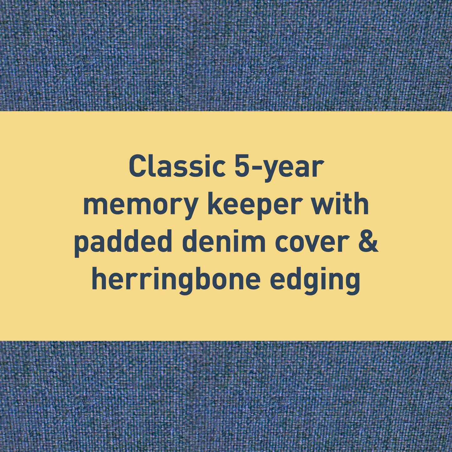 Denim One Line A Day Journal | A Five-Year Memory Book