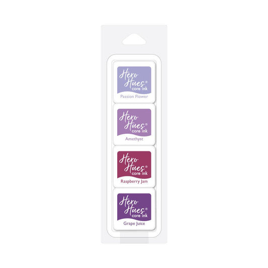 Hero Arts Purples Core Ink Cubes