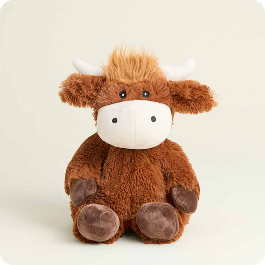 Highland Cow Warmies | Lavender Heating Pad & Plush Stuffed Animal
