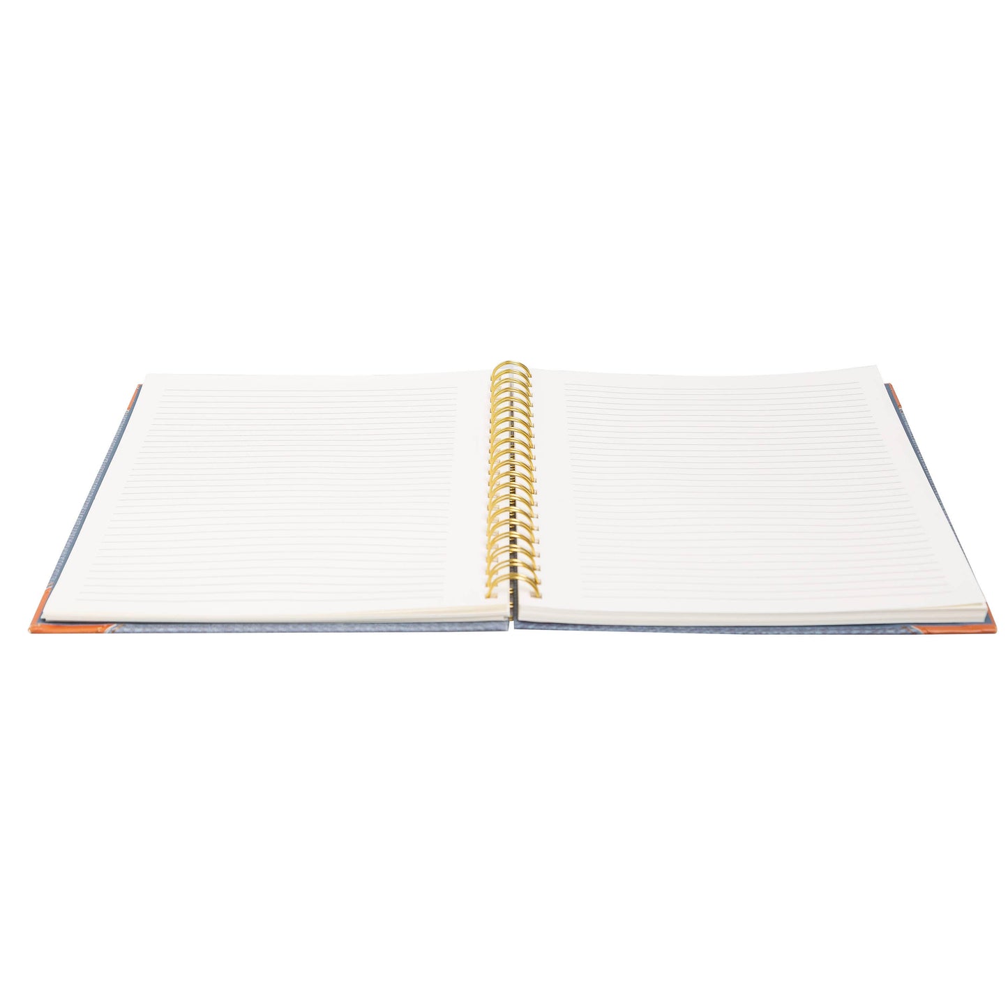 Western Spiral Notebook, Denim Hardcover Cowgirl Journal