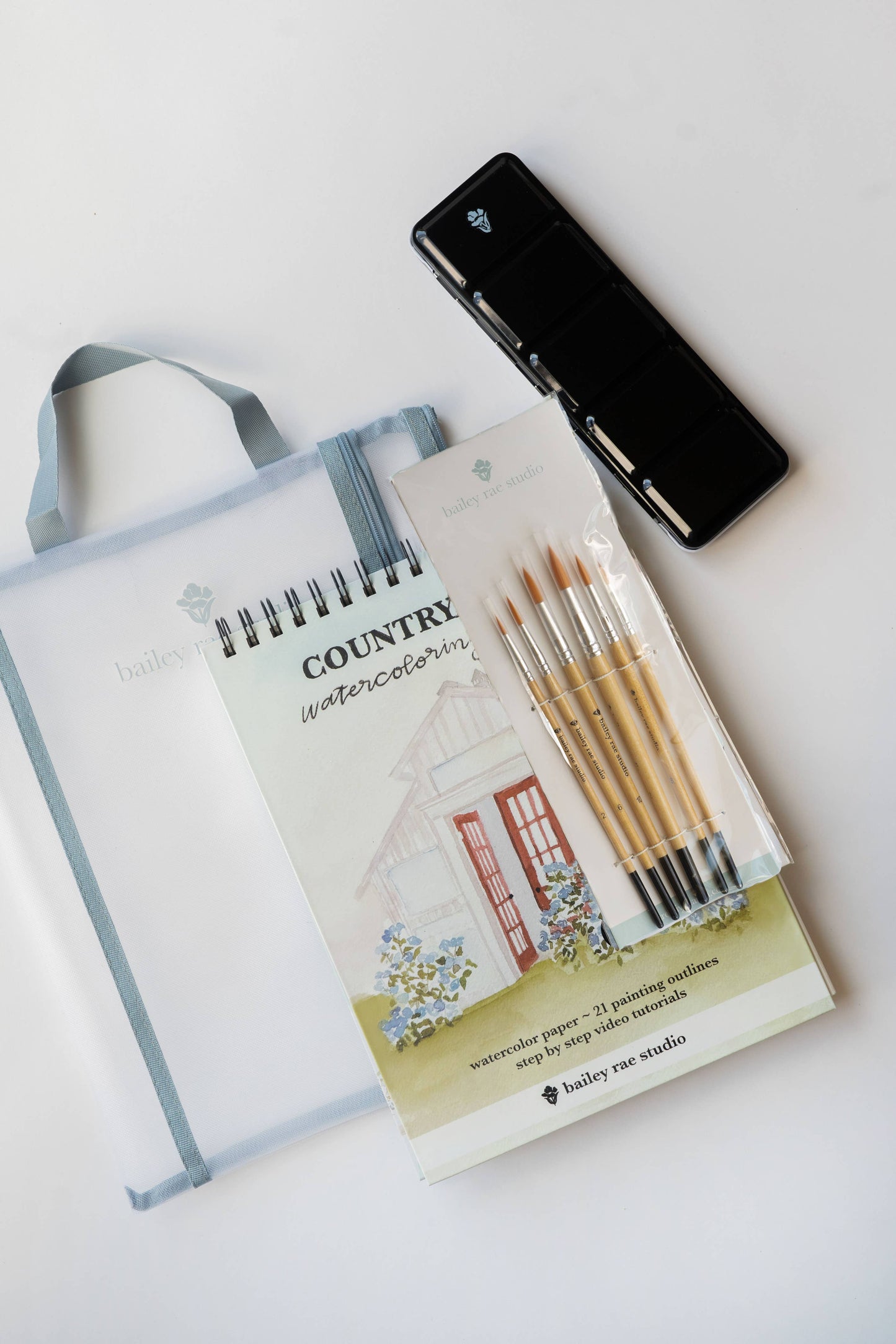 bailey rae studio | Country Life Watercoloring Book