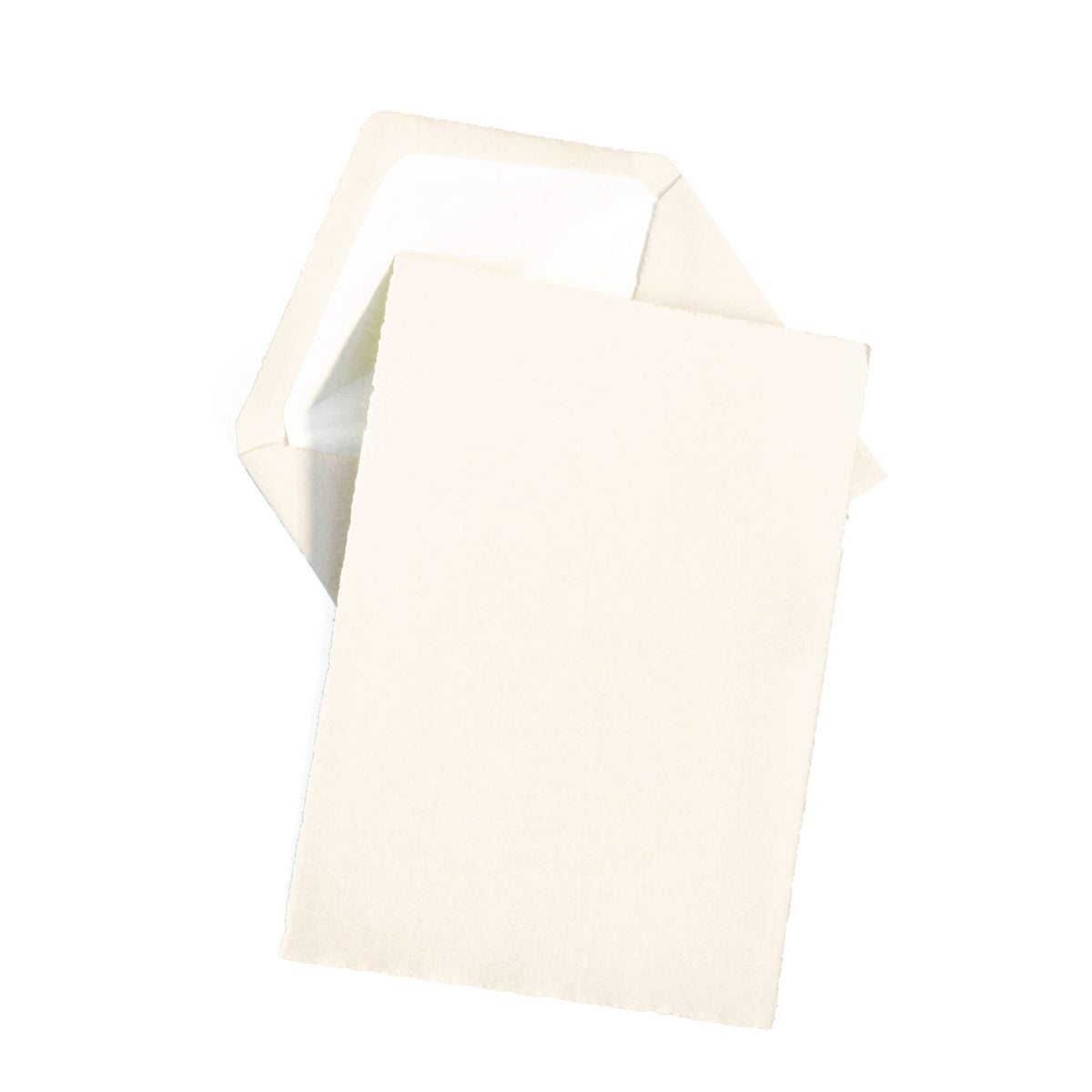 Classic Laid Deckle Edge Sheet Correspondence Set | Gold Box
