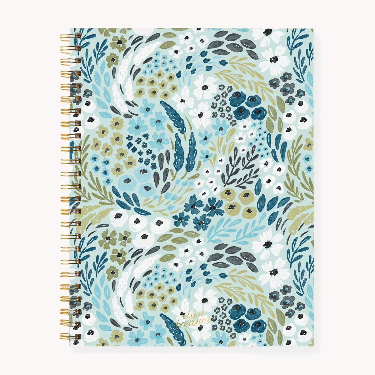 Floral Softcover Spiral Notebook