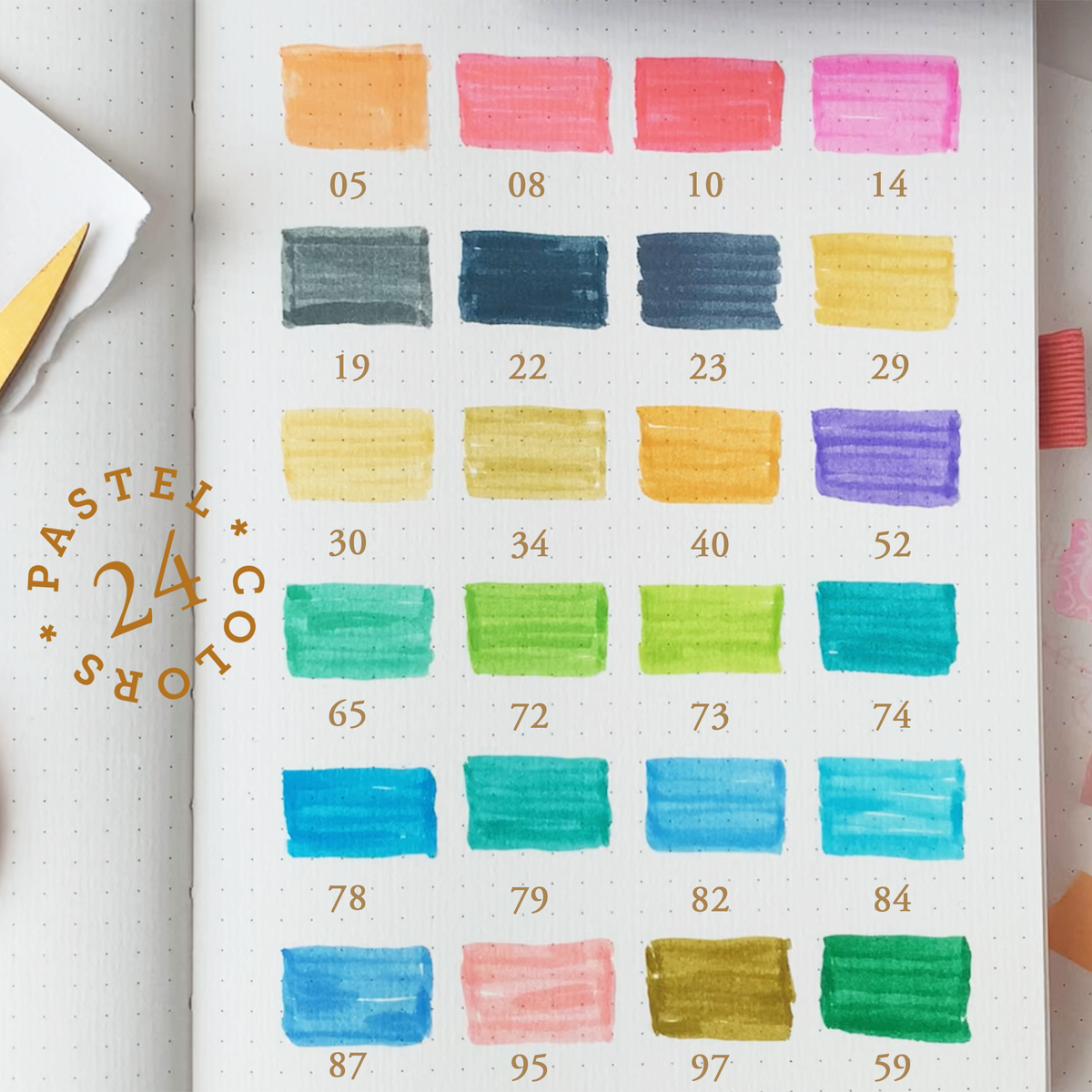 Pastel Dual Tip Markers | Primrosia