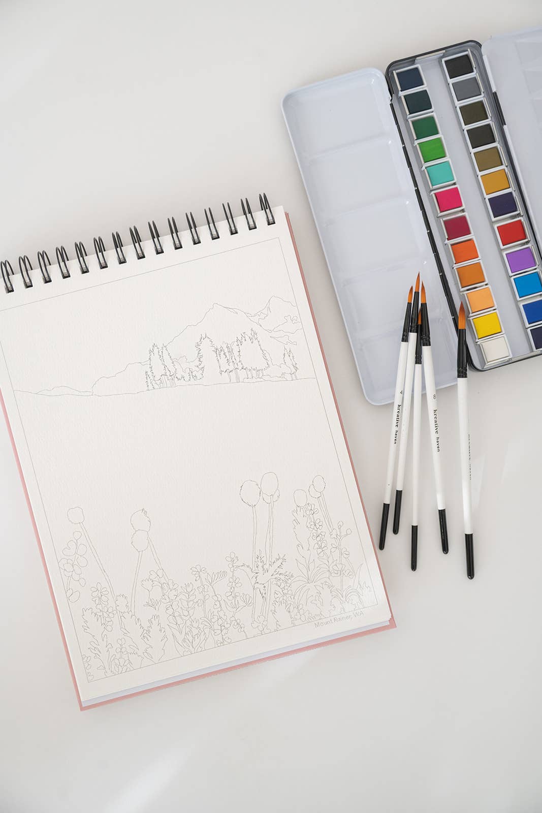 bailey rae studio | National Parks Watercoloring Book