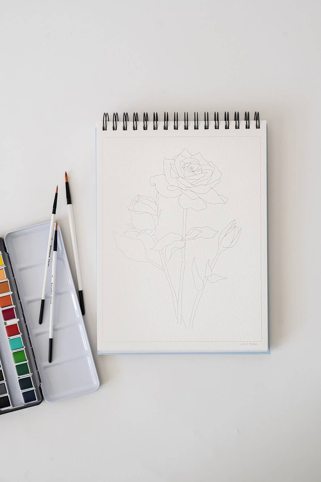 bailey rae studio | Floral Watercoloring Book