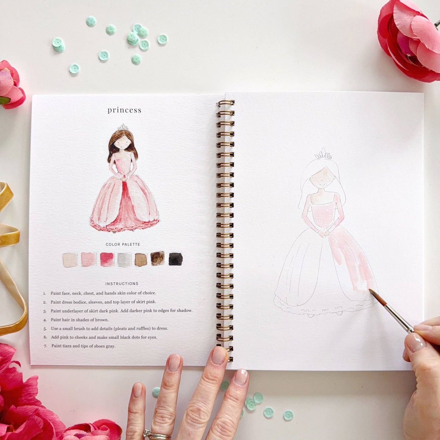 Emily Lex Studio | Fairytale watercolor workbook