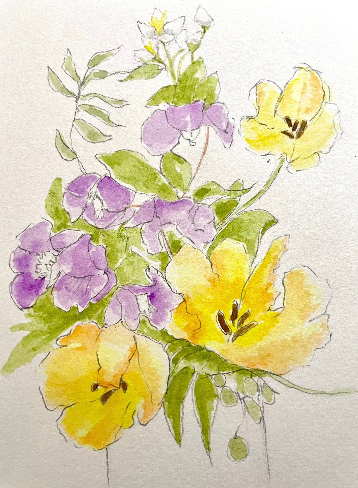 Beginning Watercolor Workshop - Saturday August 1, 1 - 3:30 pm