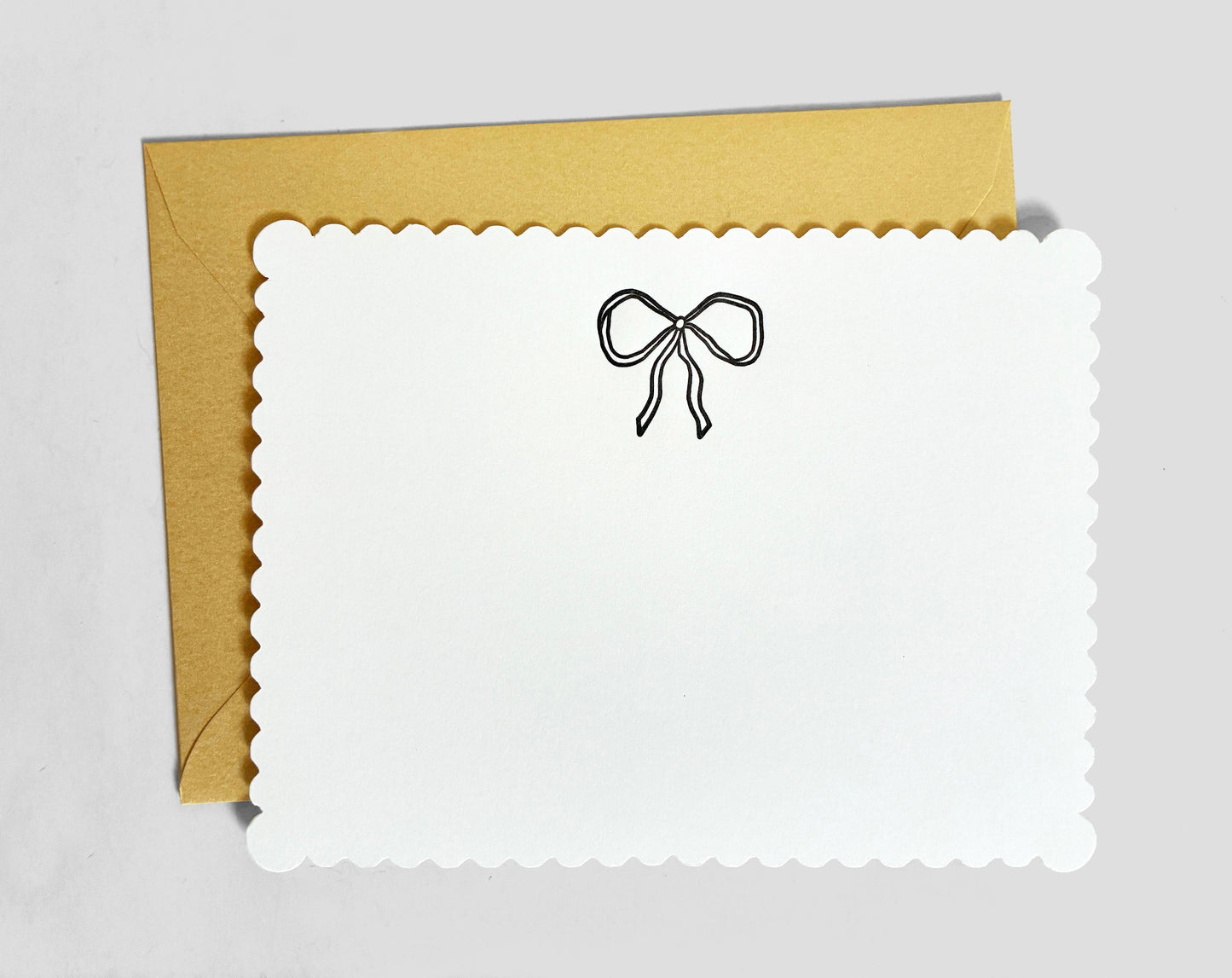 Vintage Bow Letterpress Greeting Card | Pretty Everyday Card