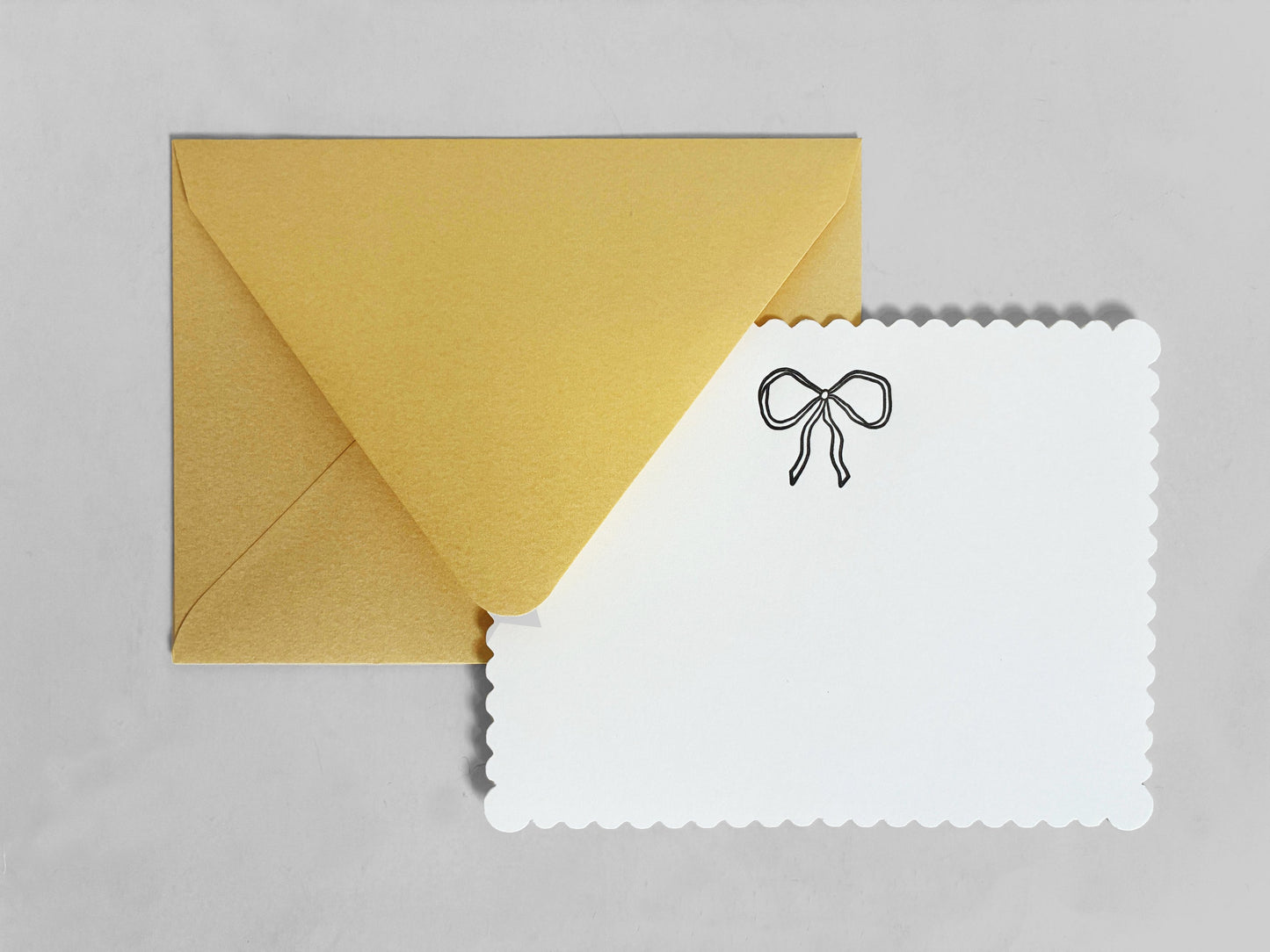 Vintage Bow Letterpress Greeting Card | Pretty Everyday Card