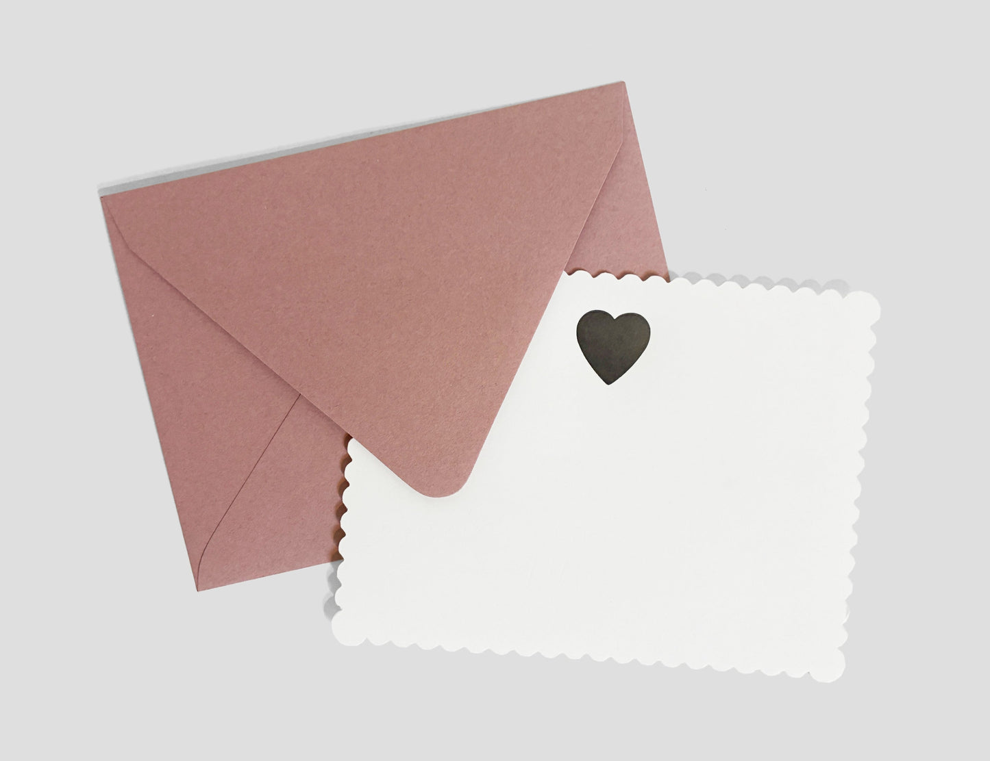 Classic Heart Letterpress Greeting Card | Pretty Everyday Card