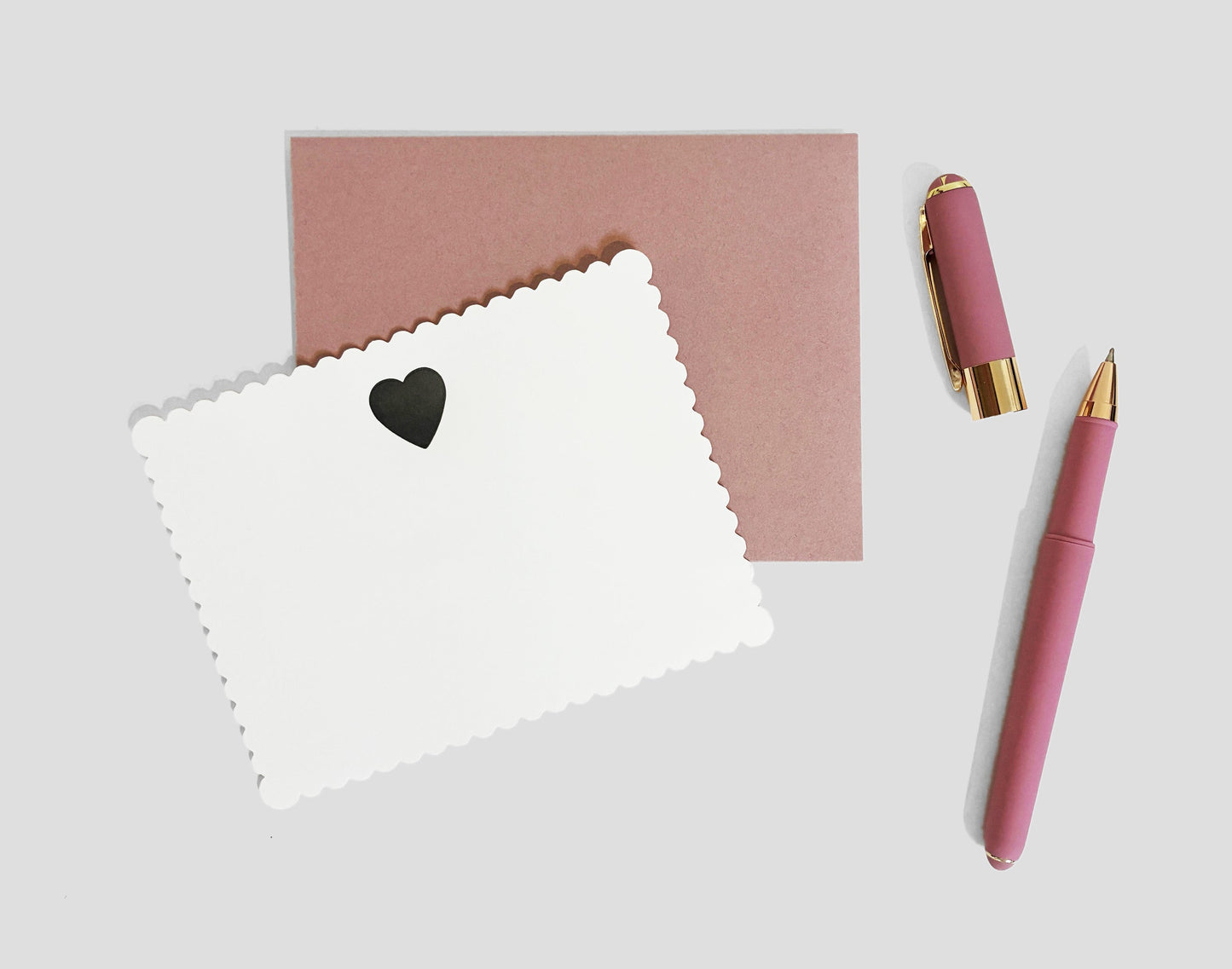 Classic Heart Letterpress Greeting Card | Pretty Everyday Card