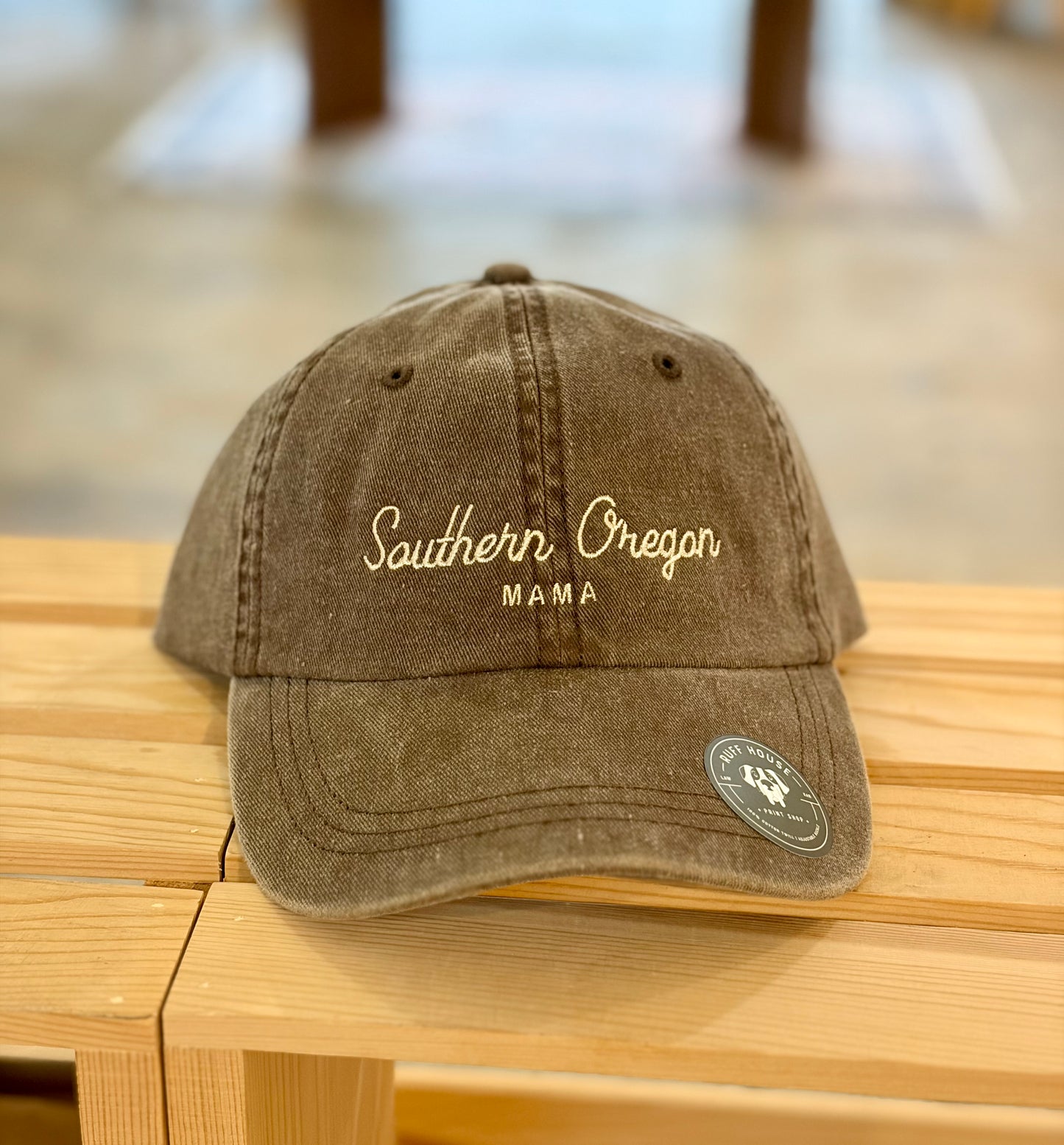 Southern Oregon Script Baseball Hat | Ruff House Print Shop