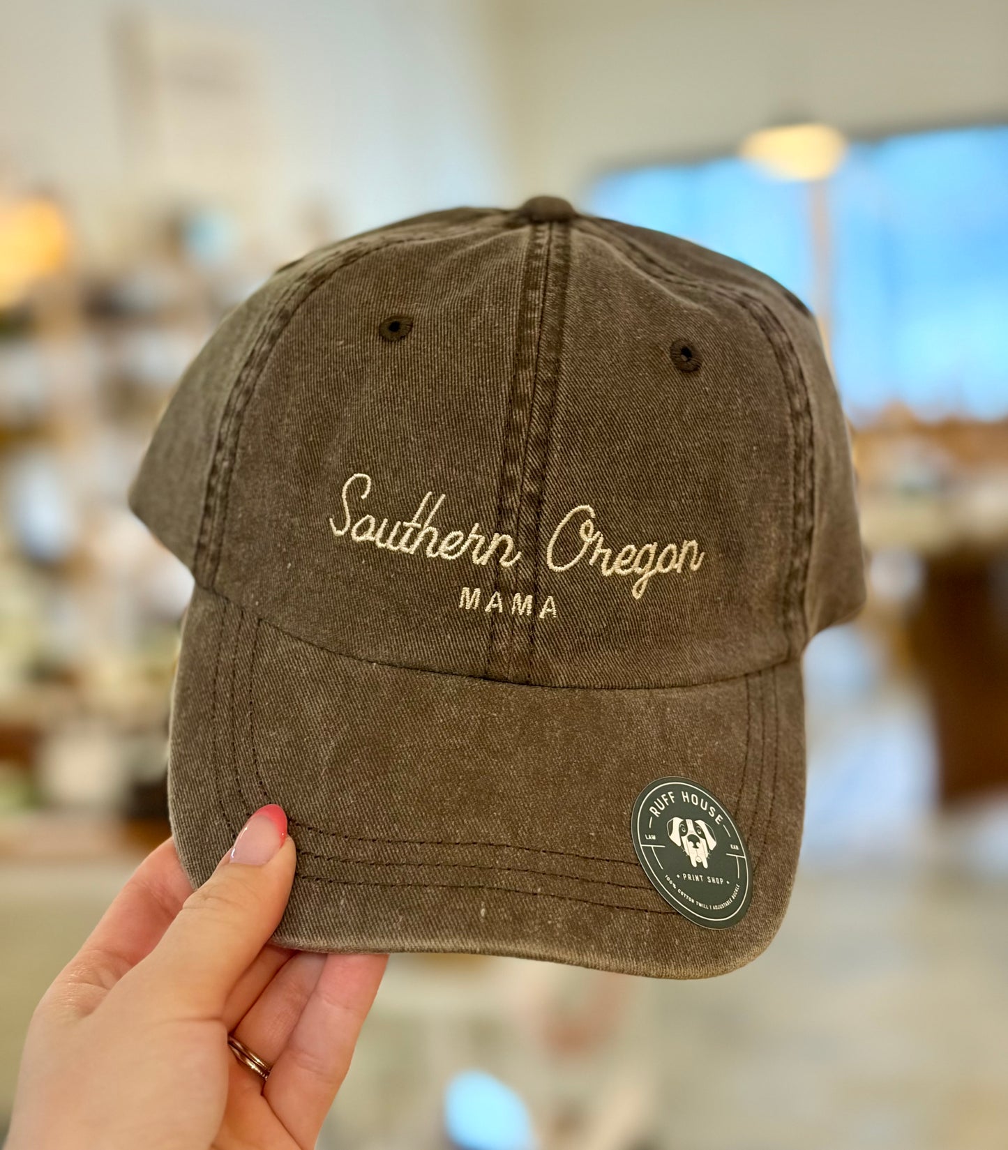 Southern Oregon Script Baseball Hat | Ruff House Print Shop