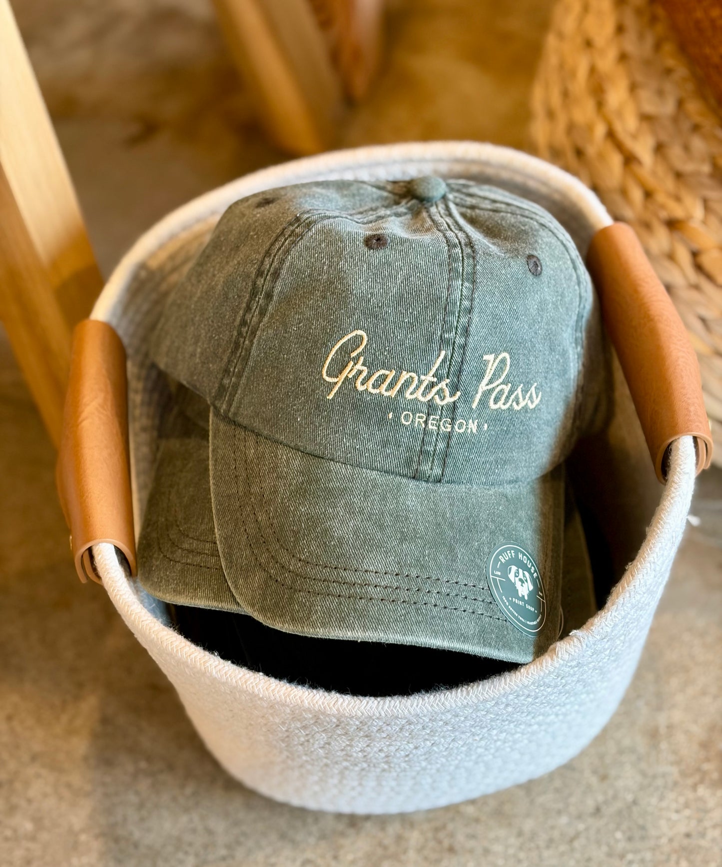 Southern Oregon Script Baseball Hat | Ruff House Print Shop
