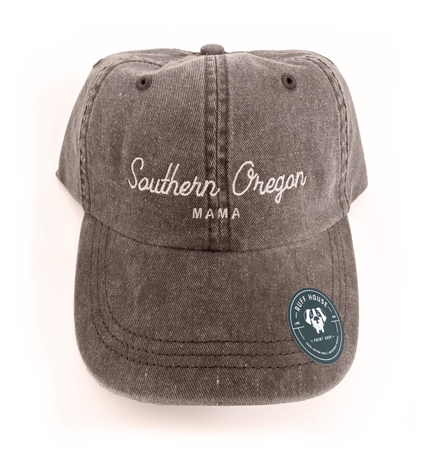 Southern Oregon Script Baseball Hat | Ruff House Print Shop