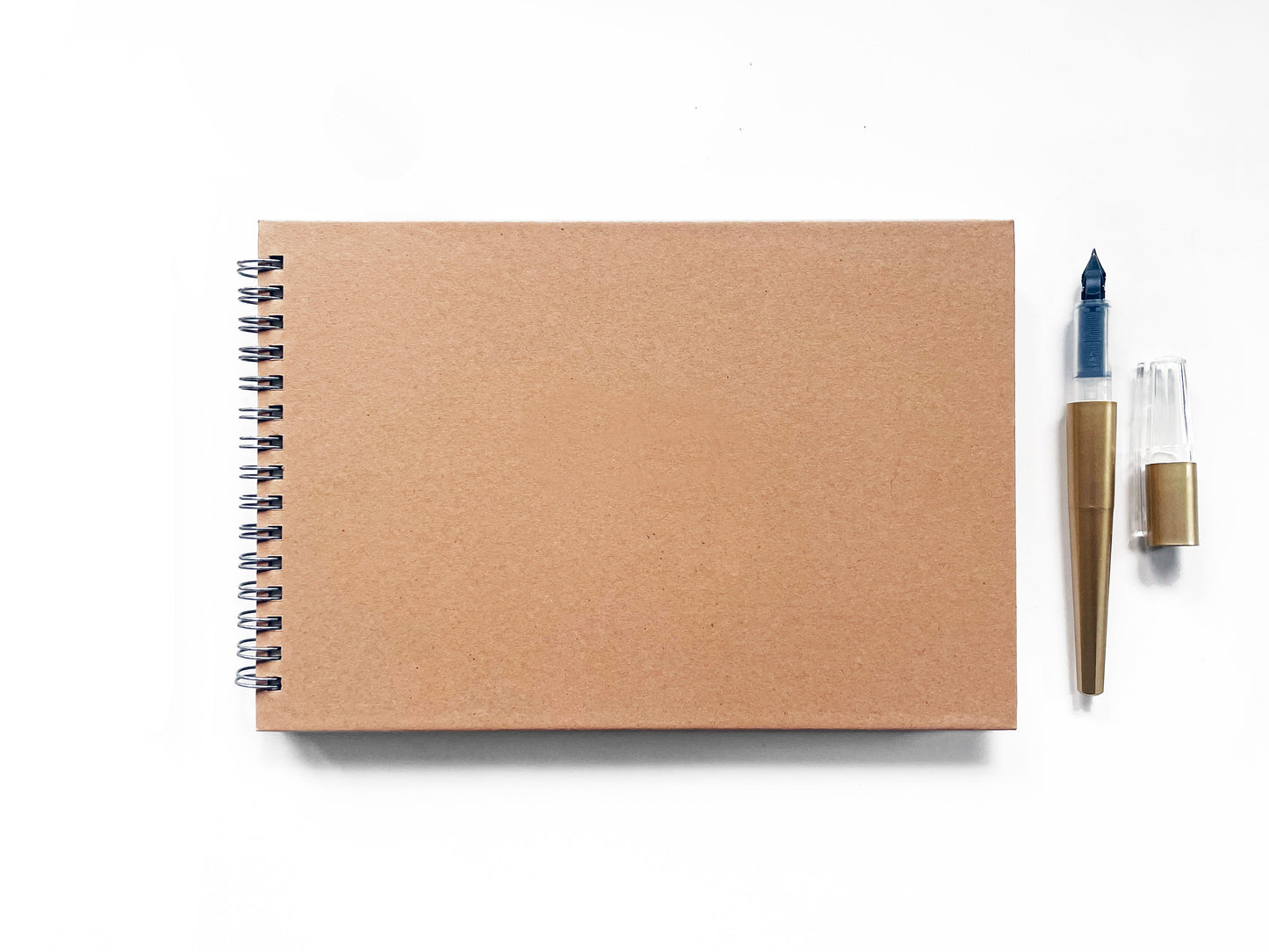 Kraft Spiral Hardcover Notebook