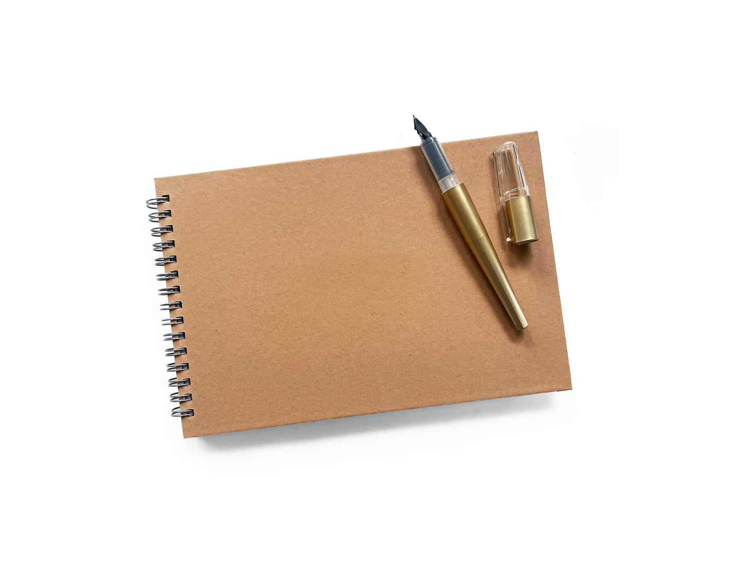 Kraft Spiral Hardcover Notebook