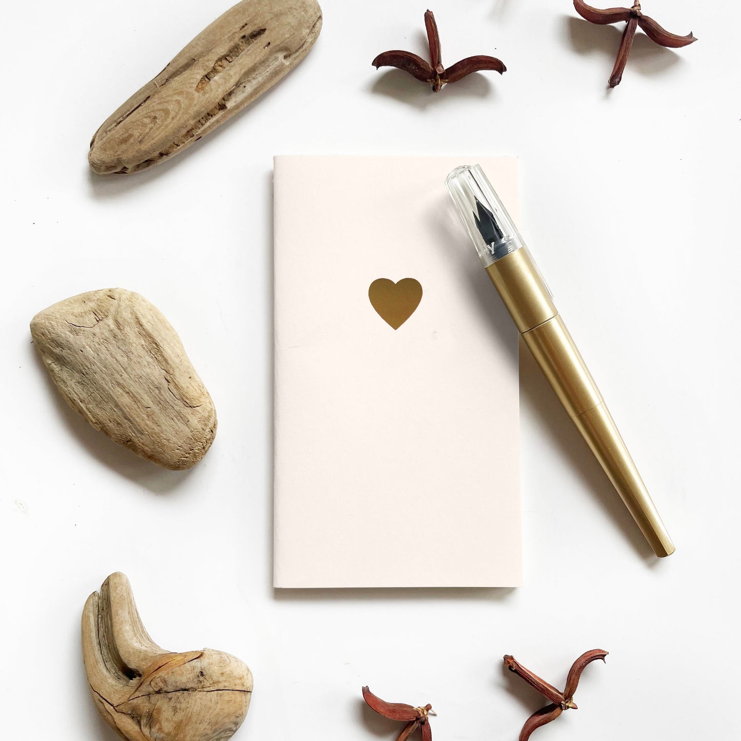 Vintage Bow Mini Saddle Stitch Notebook | Letterpress Book