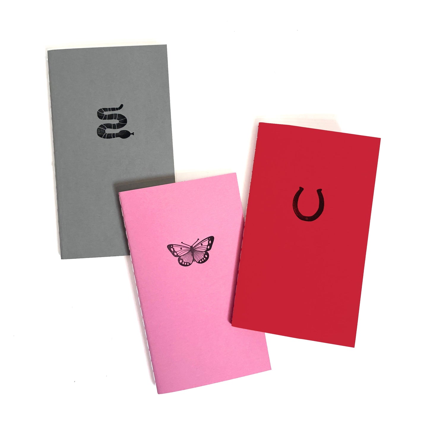 Foil Embossed Butterfly Menagerie Mini Saddle Stitch Notebook