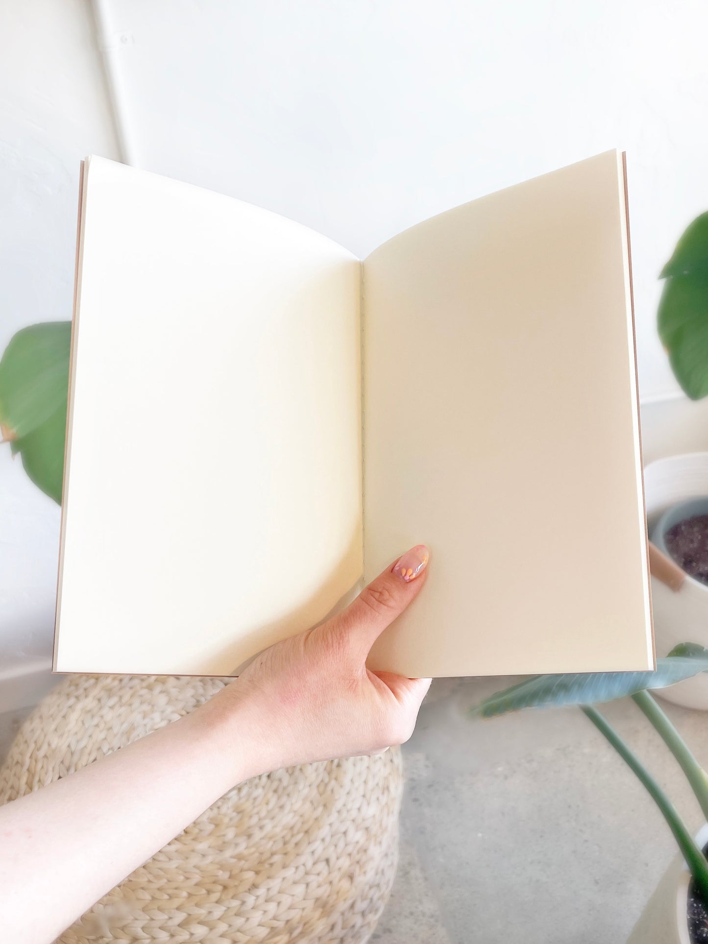 Blank Medium Saddle Stitch Note Book