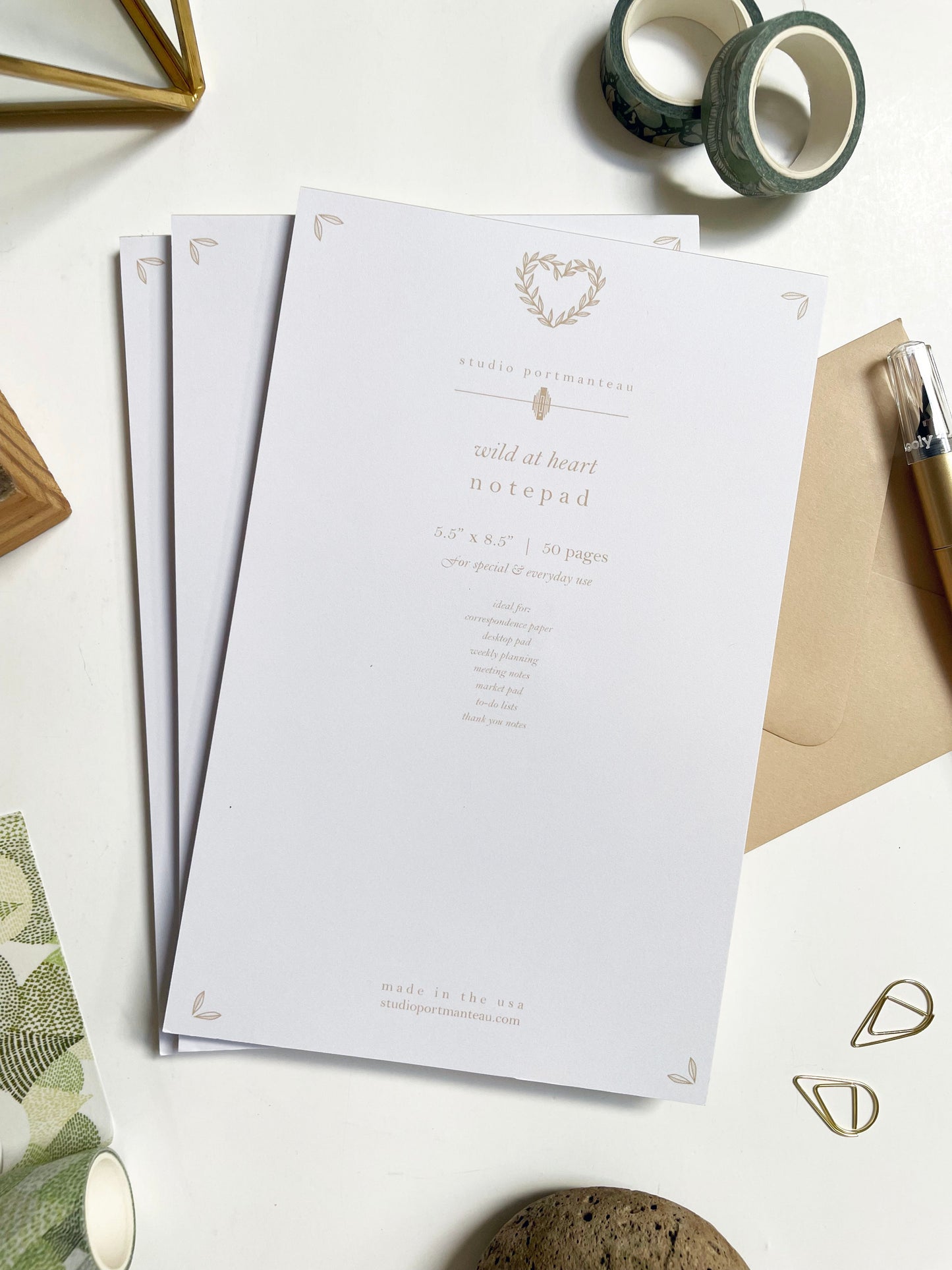 Wild at Heart Notepad