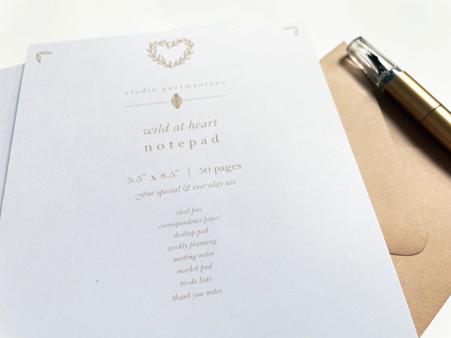 Wild at Heart Notepad