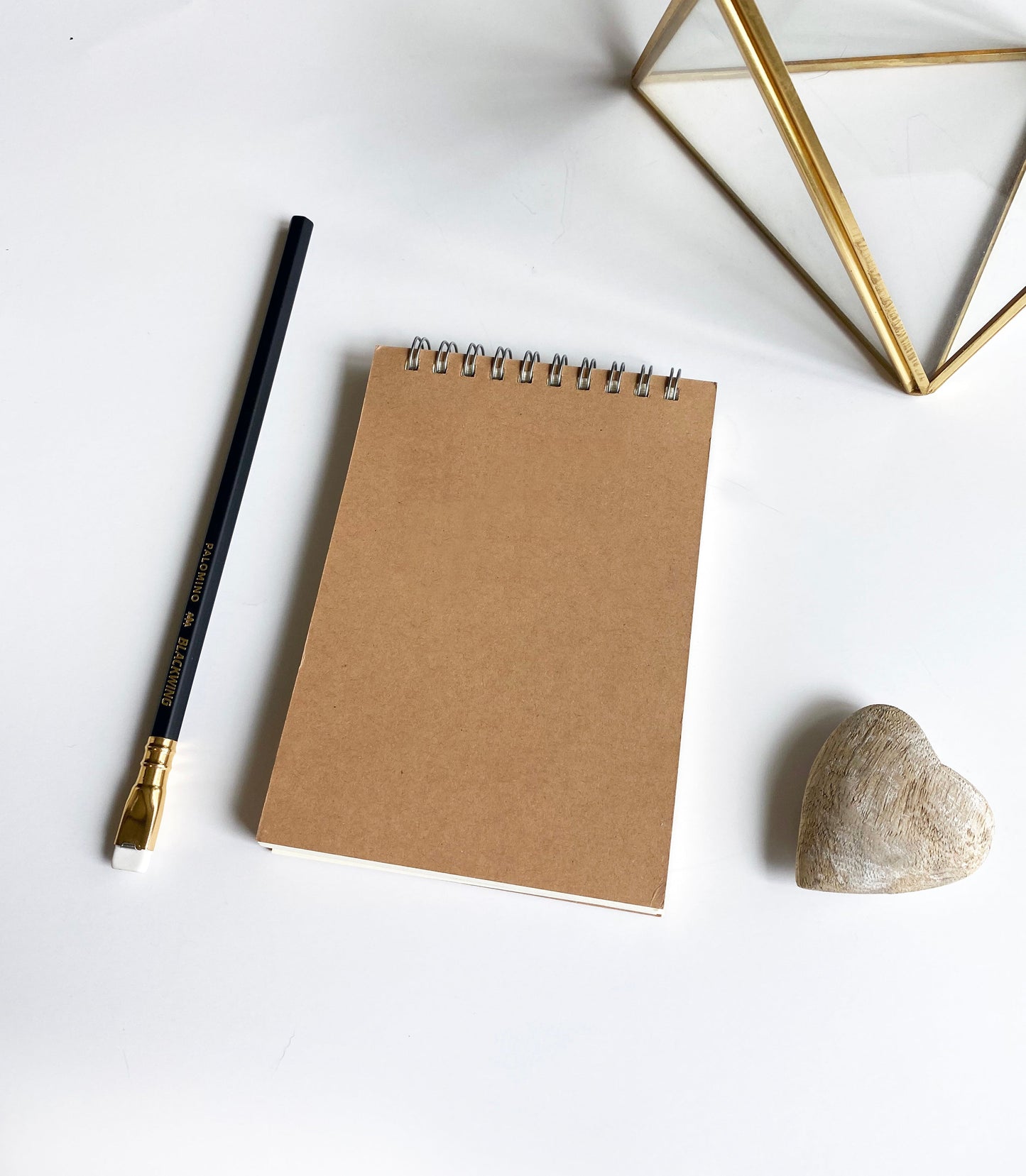 Medium Black, White, or Kraft Top Spiral Notebook
