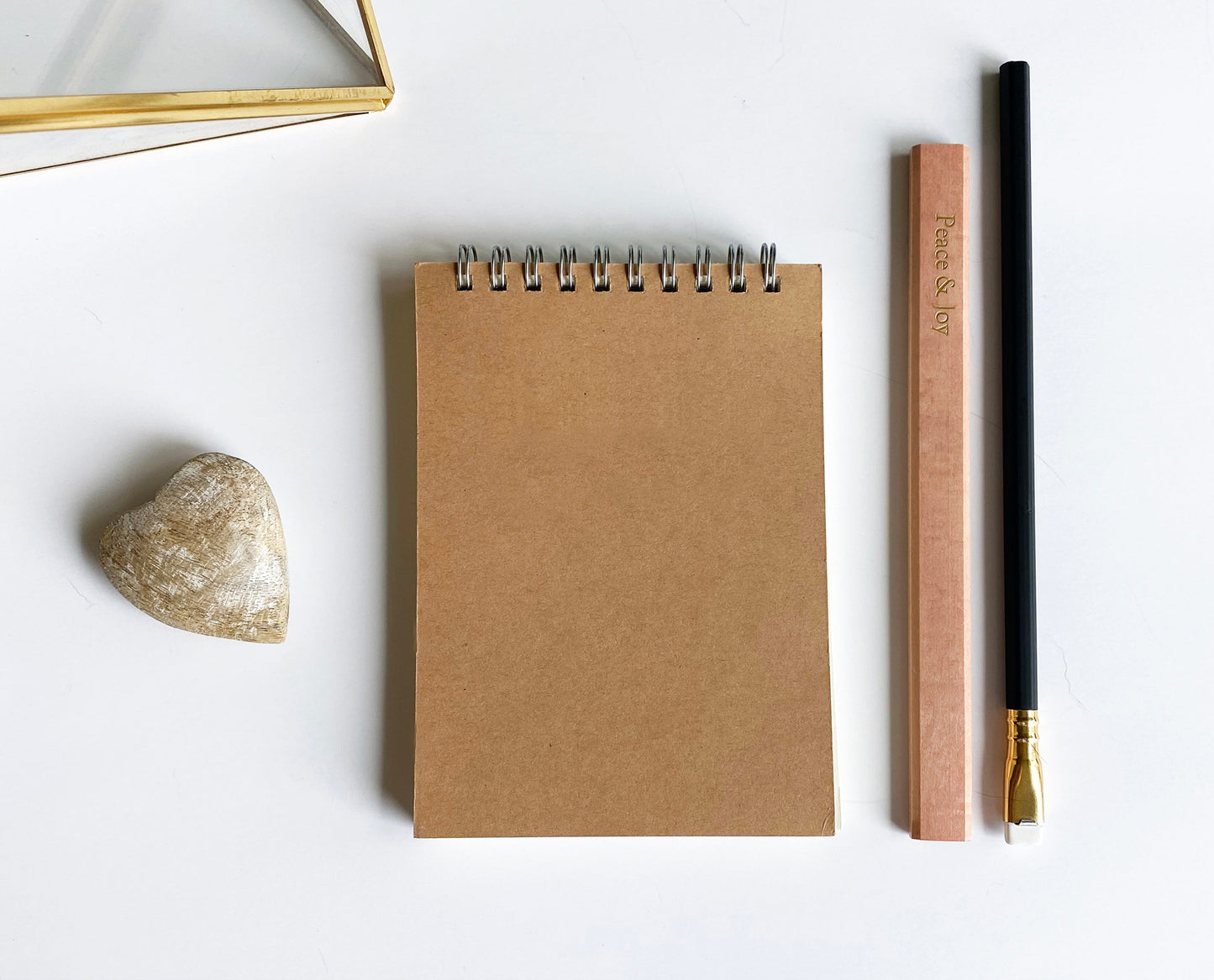 Medium Black, White, or Kraft Top Spiral Notebook