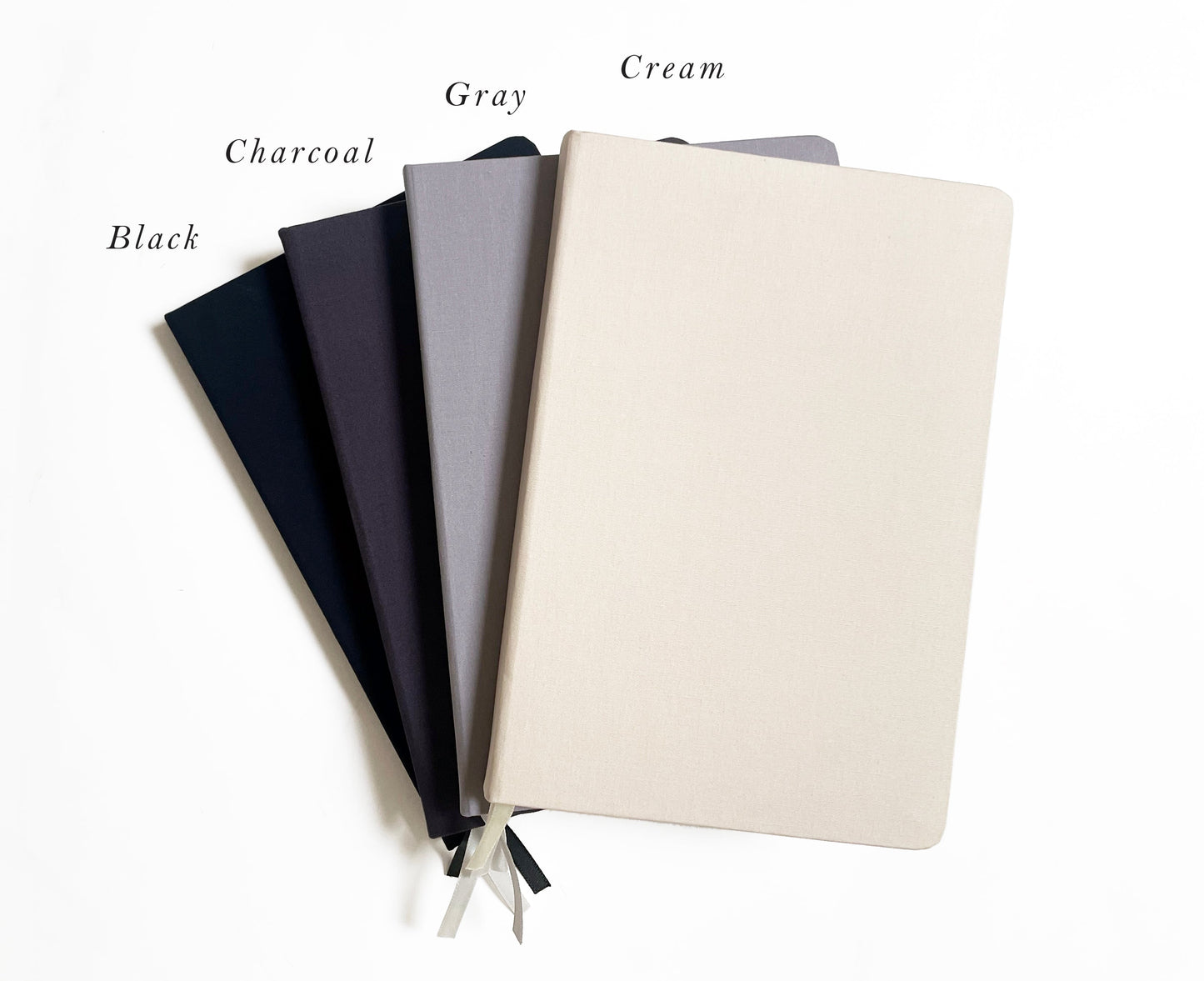 Blank A5 Linen Notebook - Neutral Tones