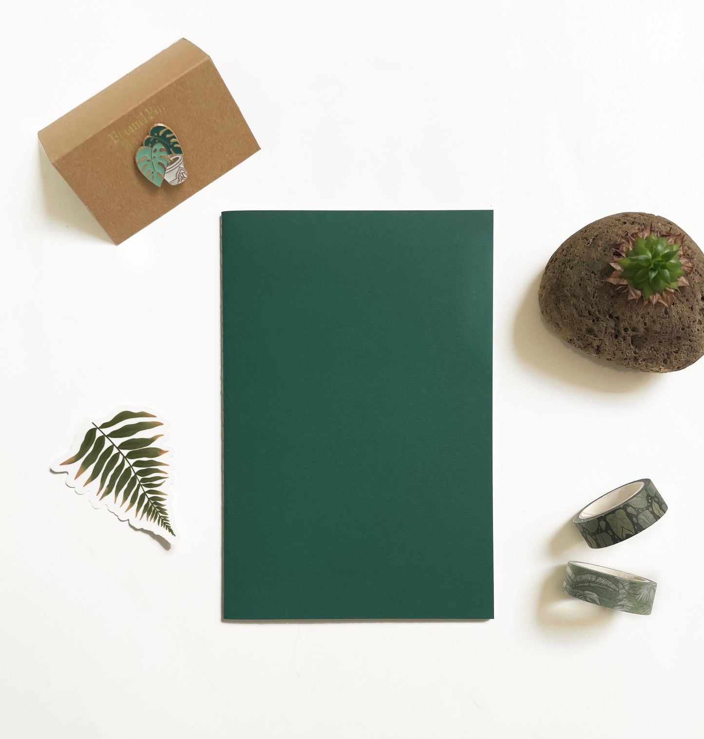 Blank Medium Saddle Stitch Note Book