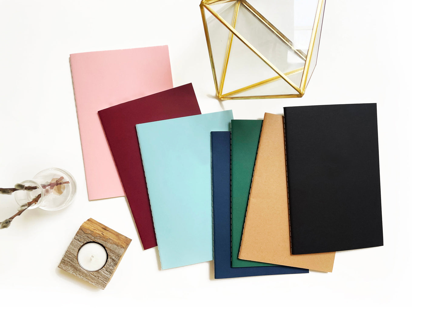 Blank Medium Saddle Stitch Note Book