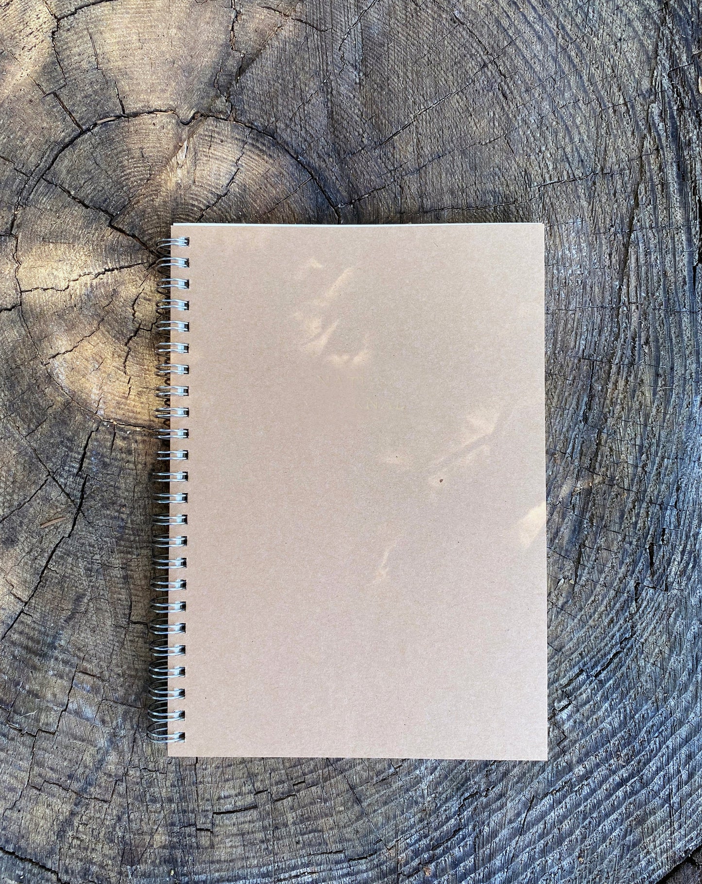 Kraft Spiral Notebook